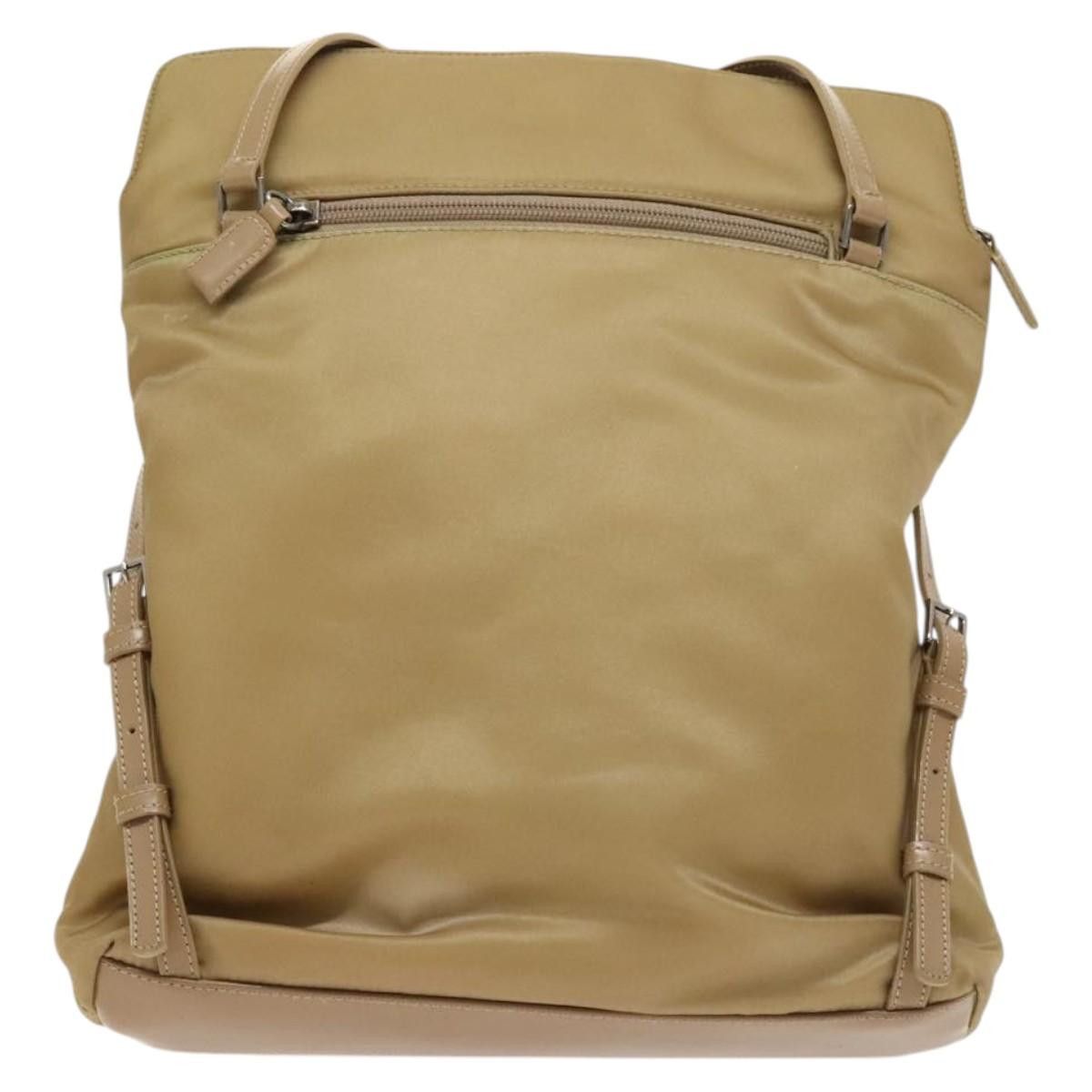 Dior DIOR Backpack Nylon Beige Silver Size ONE SIZE - 3 Thumbnail