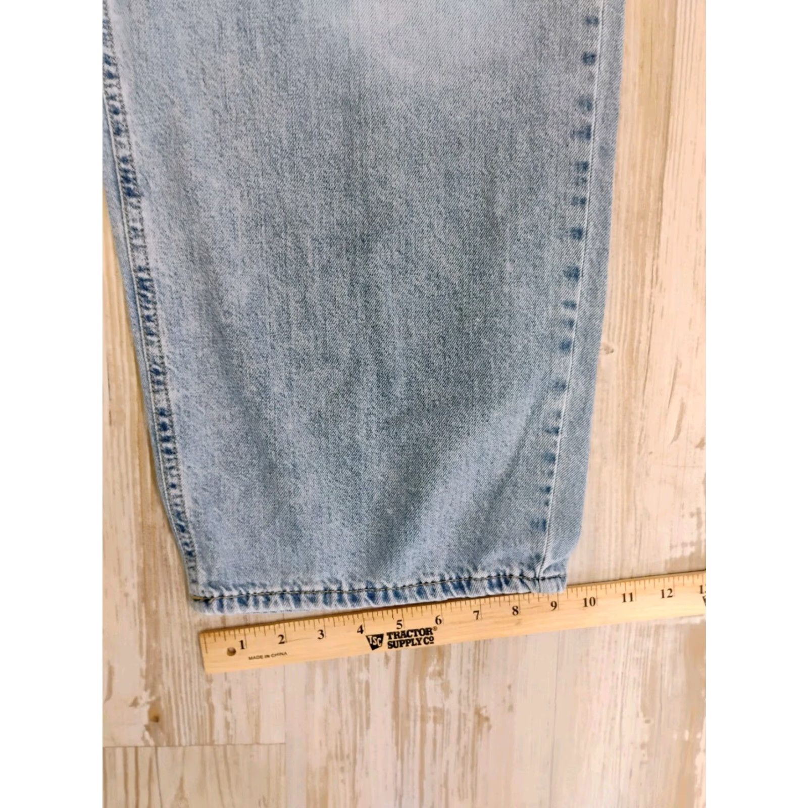 Lucky Brand Lucky Brand Jeans High Rise Wide-Leg Crop Women 34x25 Light Wash Denim Cotton Regular Inseam 25 Inches Blue 34 Waist 34 Size 24" / US 00 / IT 34 - 6 Thumbnail
