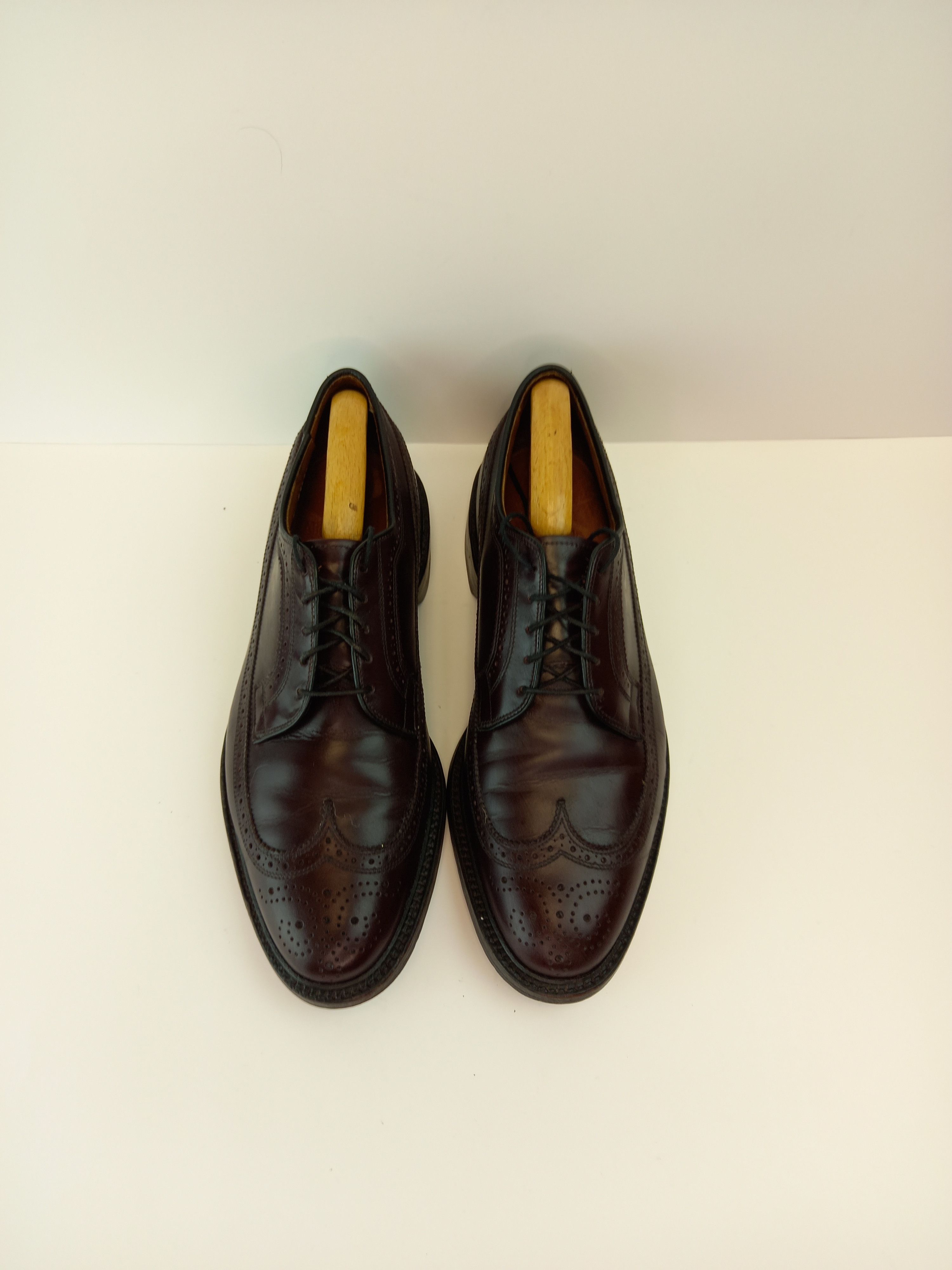 Allen Edmonds Allen Edmonds Red Burgundy Leather Oxford Shoes Size US 9.5 / EU 42-43 - 3 Thumbnail