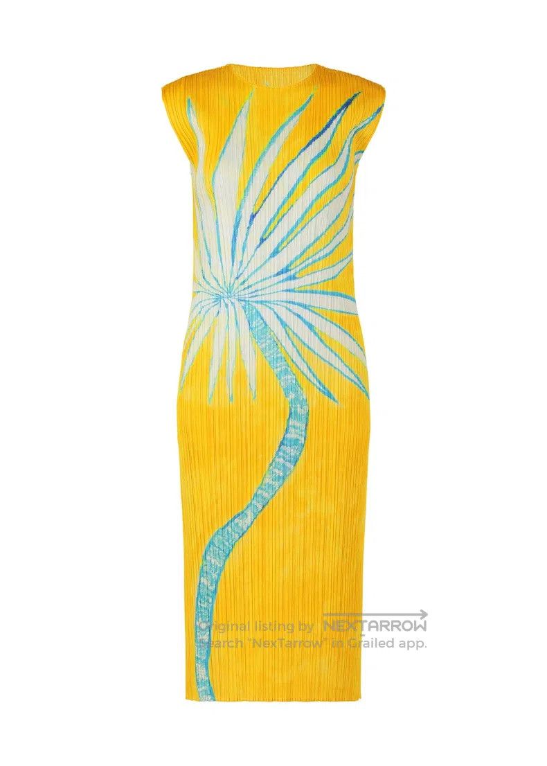 Issey Miyake Issey Miyake Palm Tree Print Dress Size M / US 6-8 / IT 42-44 - 2 Thumbnail