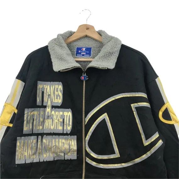 Champion Vtg CHAMPION PRODUCTS USA Fleece Jacket Windbreaker Reverse Size US L / EU 52-54 / 3 - 2 Thumbnail