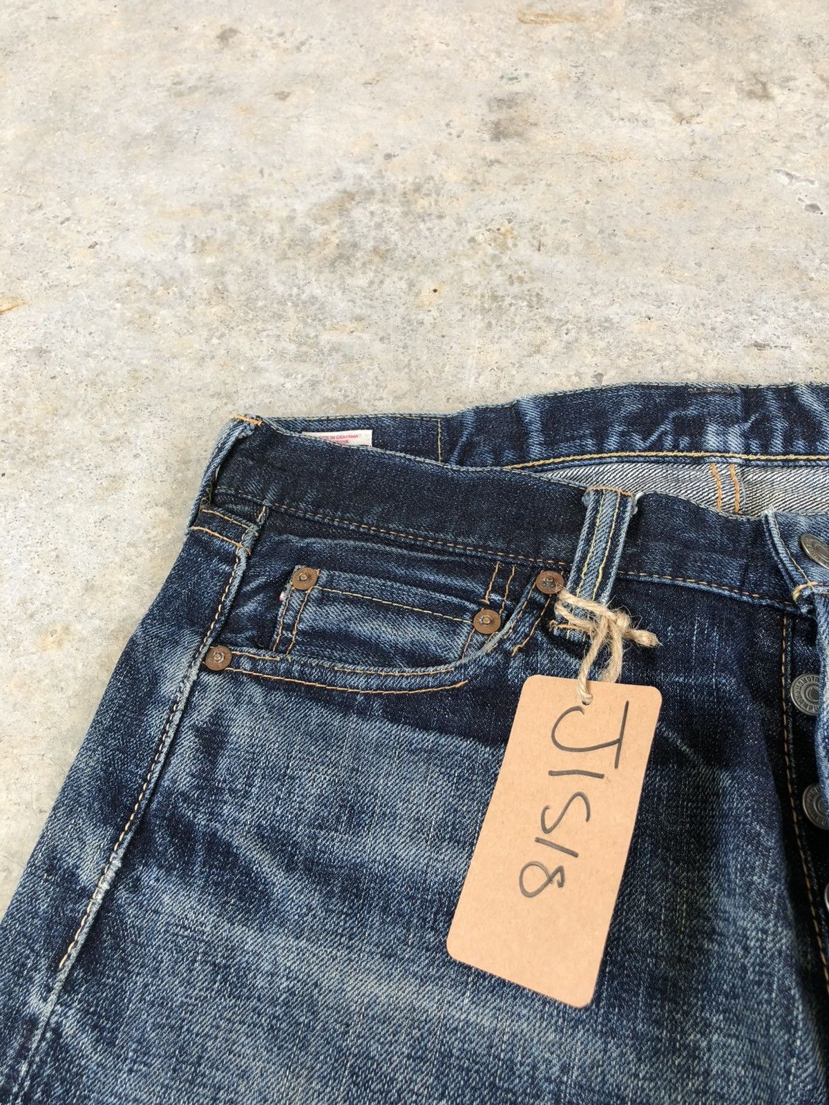 Momotaro Jeans Momotaro 0905SP Selvedge Denim Distressed Jeans Size US 31 - 15 Thumbnail