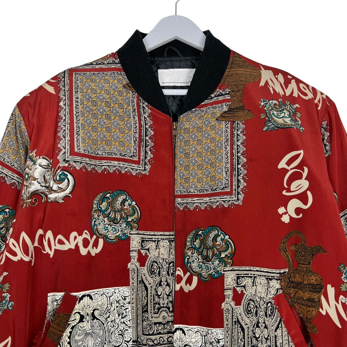 Japanese Brand 🔥 VINTAGE JAPANESE AKIYA BAROQUE BOMBER JACKET RARE DESIGN Size US M / EU 48-50 / 2 - 4 Thumbnail