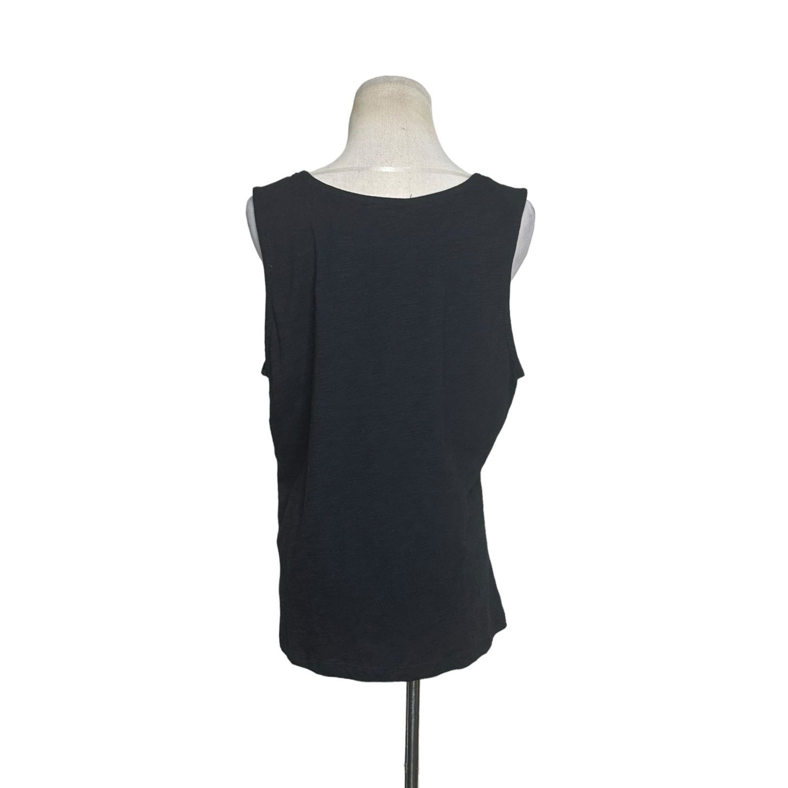 Sanctuary Sanctuary Black Buttoned Sleeveless Knit Top Size XL Size XL / US 12-14 / IT 48-50 - 2 Thumbnail