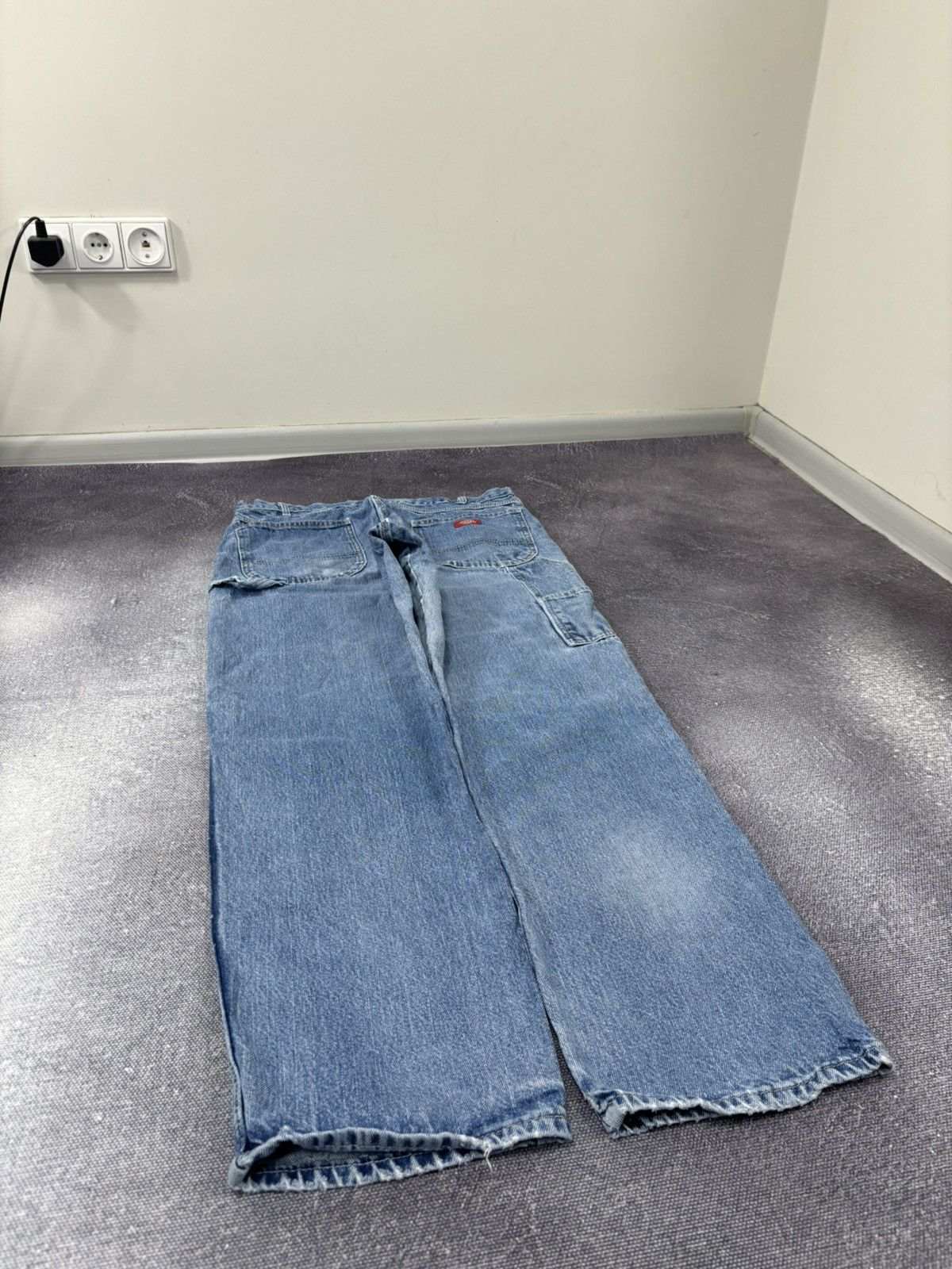 Dickies Vintage Dickies USA Workwear Faded Blue Denim Baggy Jeans Size US 36 / EU 52 - 4 Thumbnail