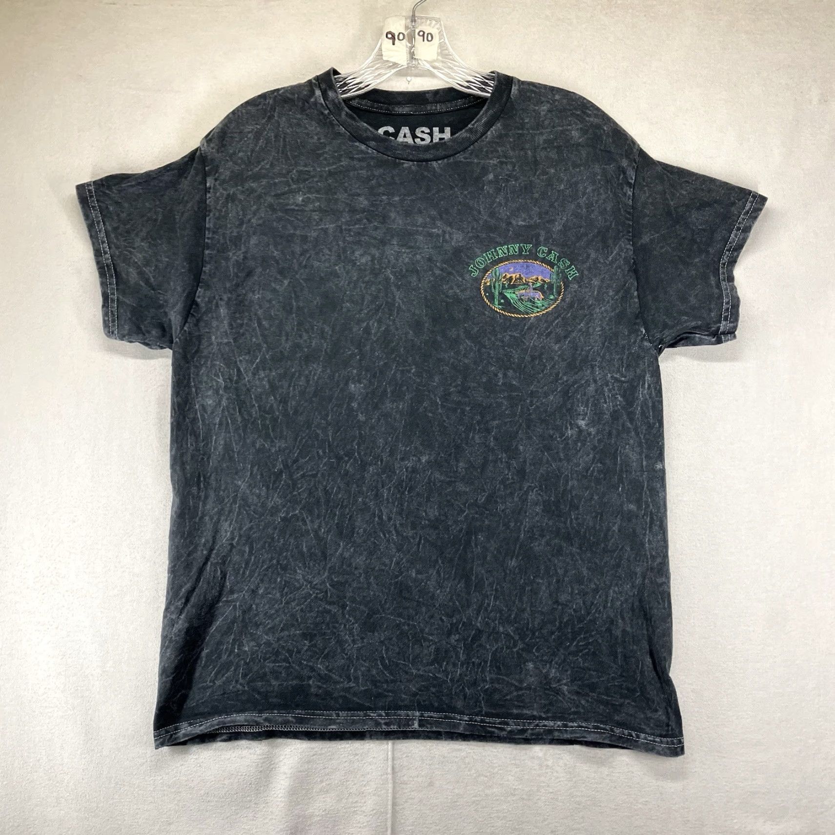 Vintage Johnny Cash Graphic T-Shirt XL Black Short Sleeve Music Retro Western Mens Size US XL / EU 56 / 4 - 2 Thumbnail