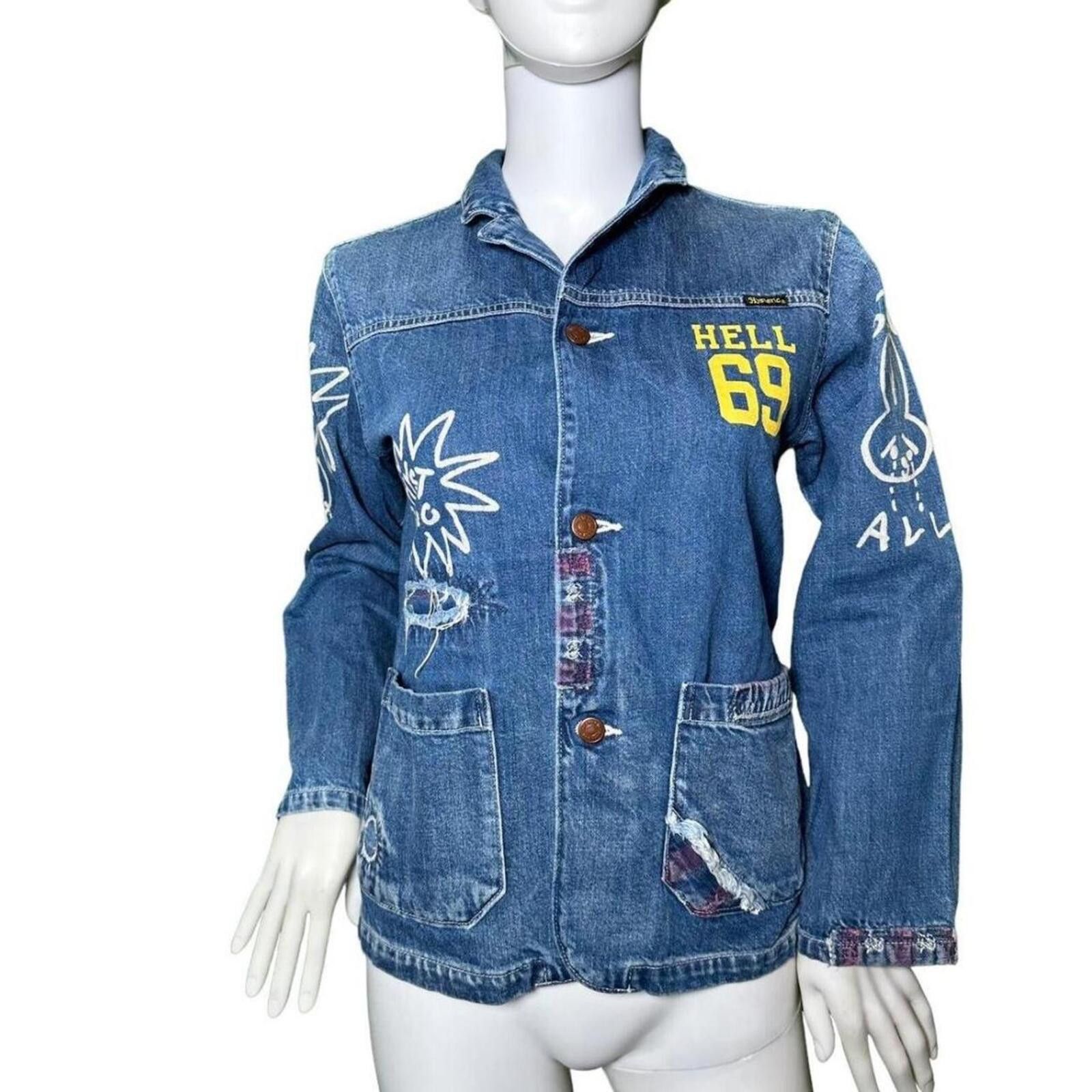 Hysteric Glamour Hysteric Glamour Blue denim JAcket Size S / US 4 / IT 40 - 1 Thumbnail