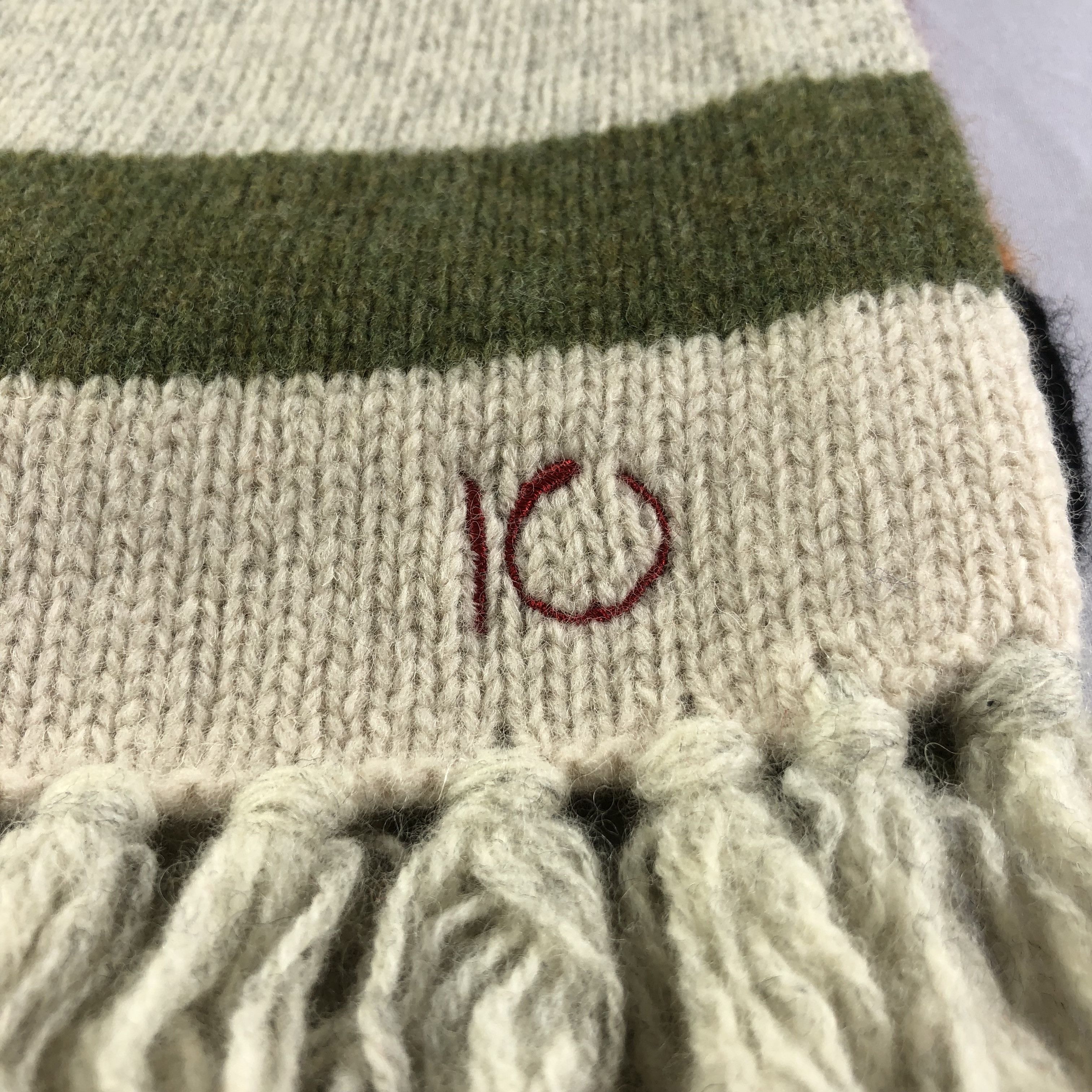 Gap GAP Multicolor Striped Wool Scarf Muffler V1548 Size ONE SIZE - 4 Thumbnail