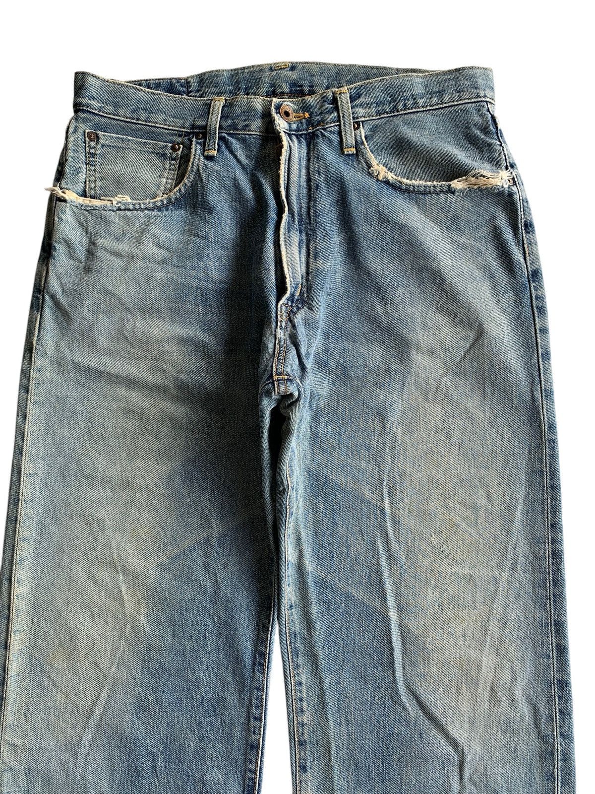 Kapital VINTAGE EDWIN 505 BAGGY SELVEDGE FADED DISTRESSED DENIM Size US 33 - 5 Thumbnail