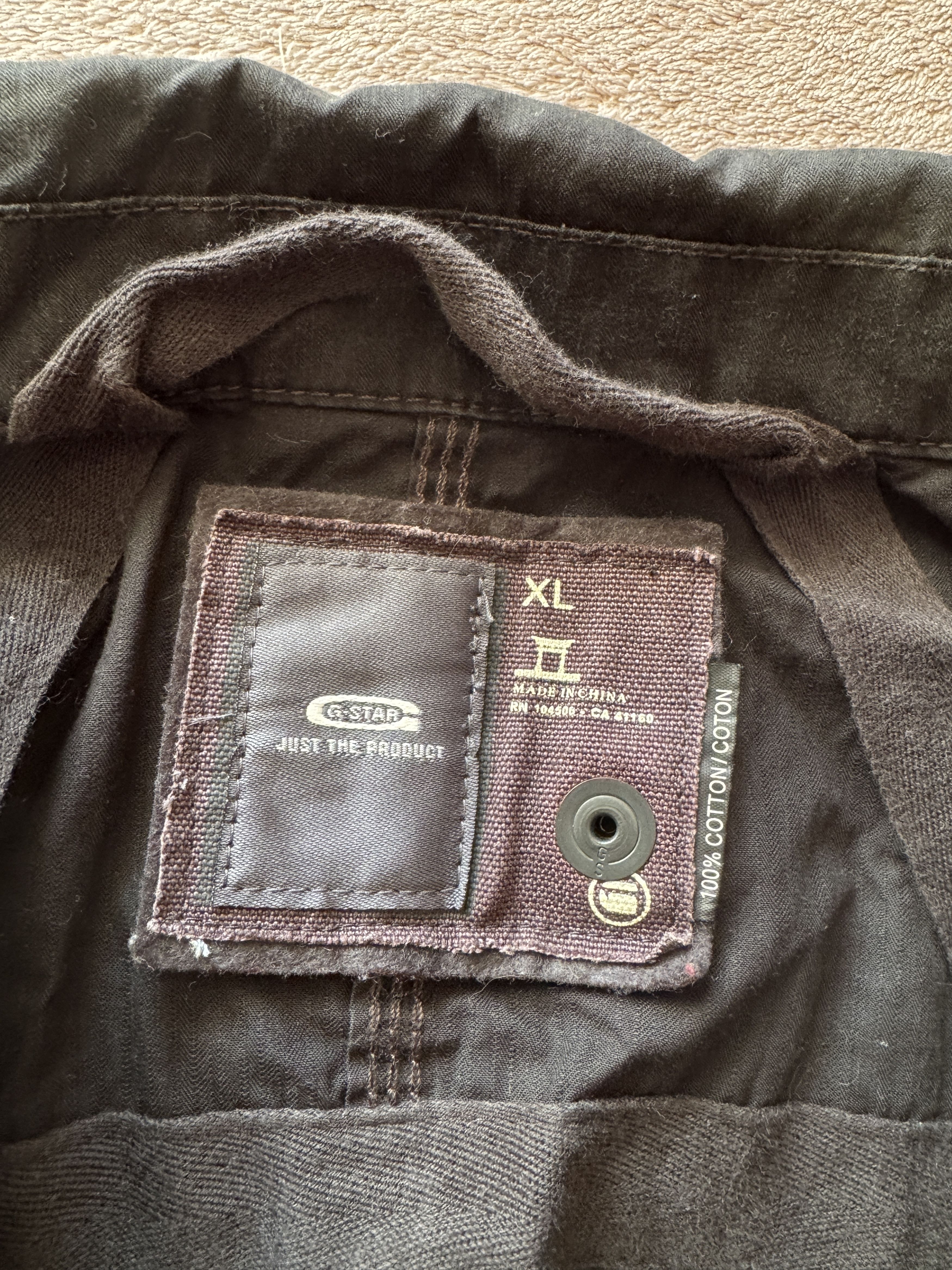 Le Grande Bleu (L.G.B.) G-Star sick faded Zip Overshirt Jacket LGB yohji style Size US L / EU 52-54 / 3 - 7 Thumbnail