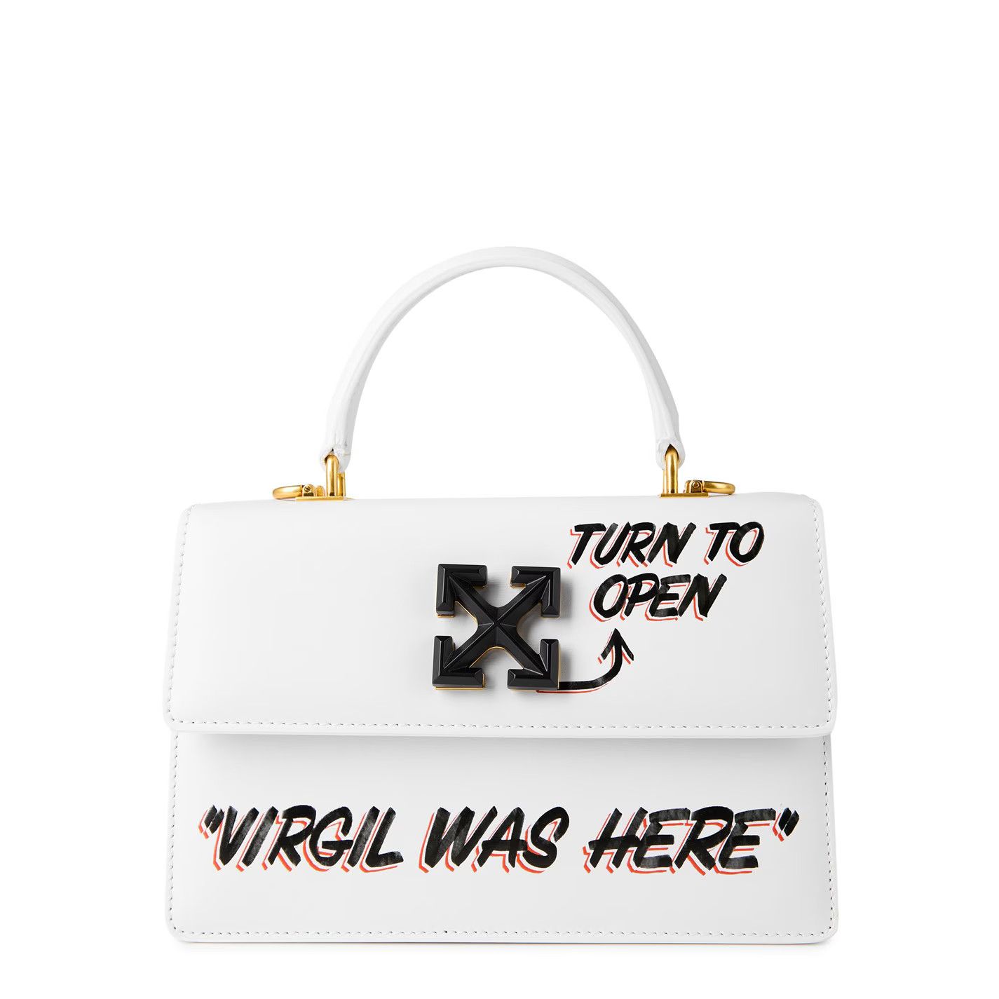o1g2r1mq1224 Size: OS / Jitney-14 Top Handle Bag in White
