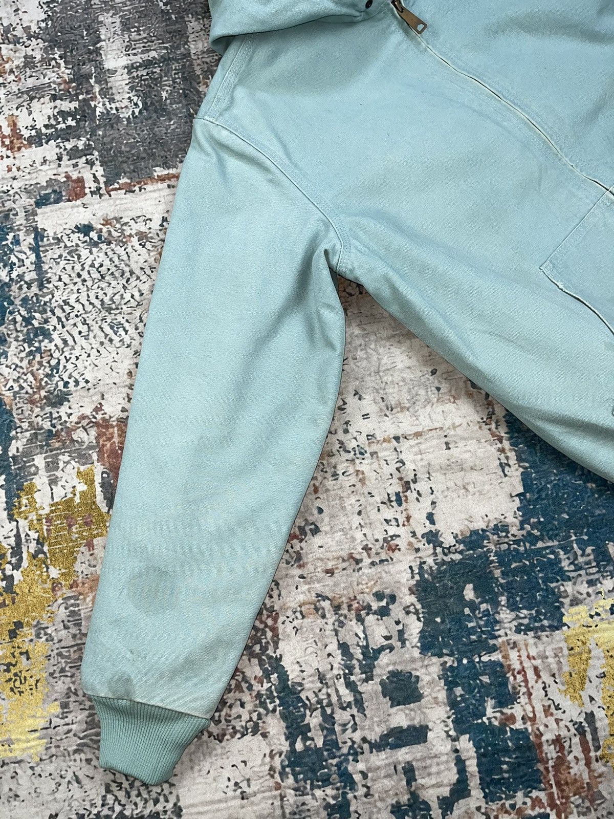 Carhartt Vintage Carhartt WIP Canvas Pine Green Hoodie Size US S / EU 44-46 / 1 - 5 Thumbnail