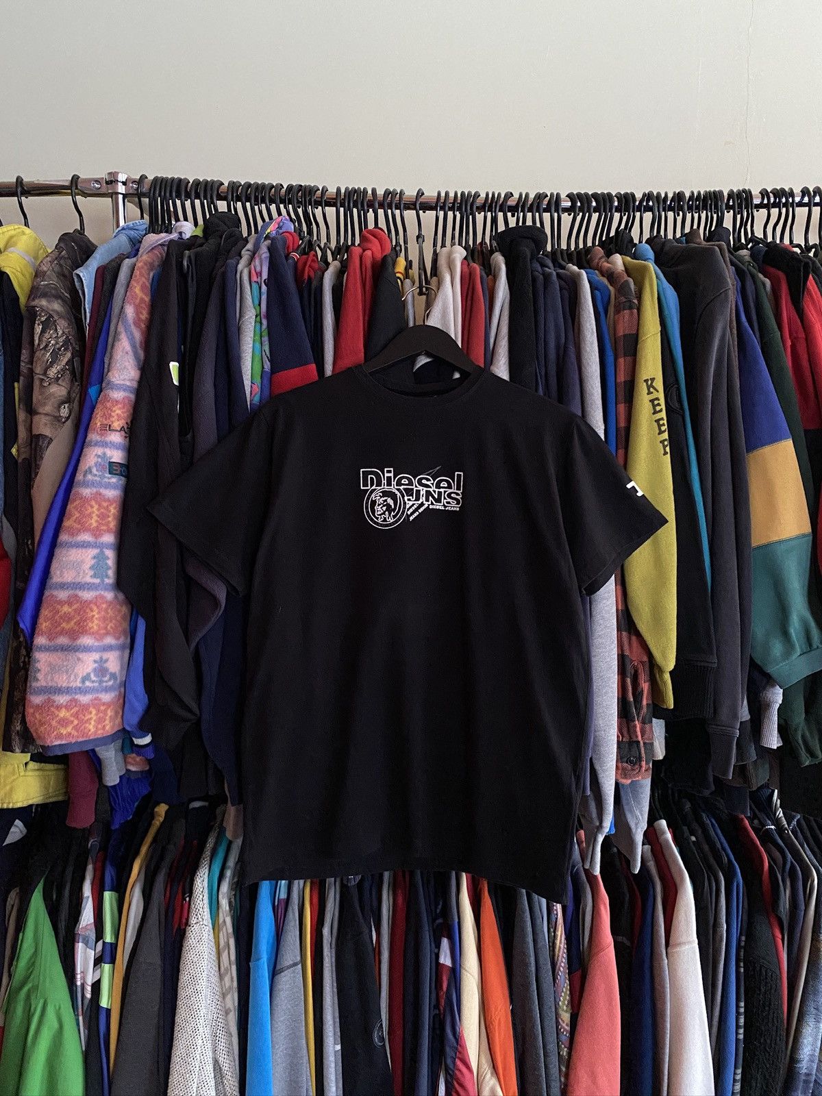Diesel VINTAGE DIESEL BIG LOGO T-SHIRT Y2k Size US L / EU 52-54 / 3 - 4 Thumbnail