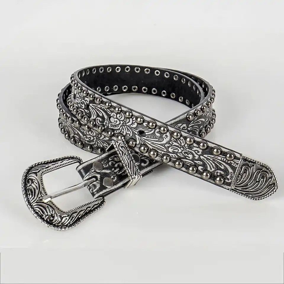 Vintage Retro Carved Alloy Needle Buckle Size ONE SIZE - 3 Thumbnail