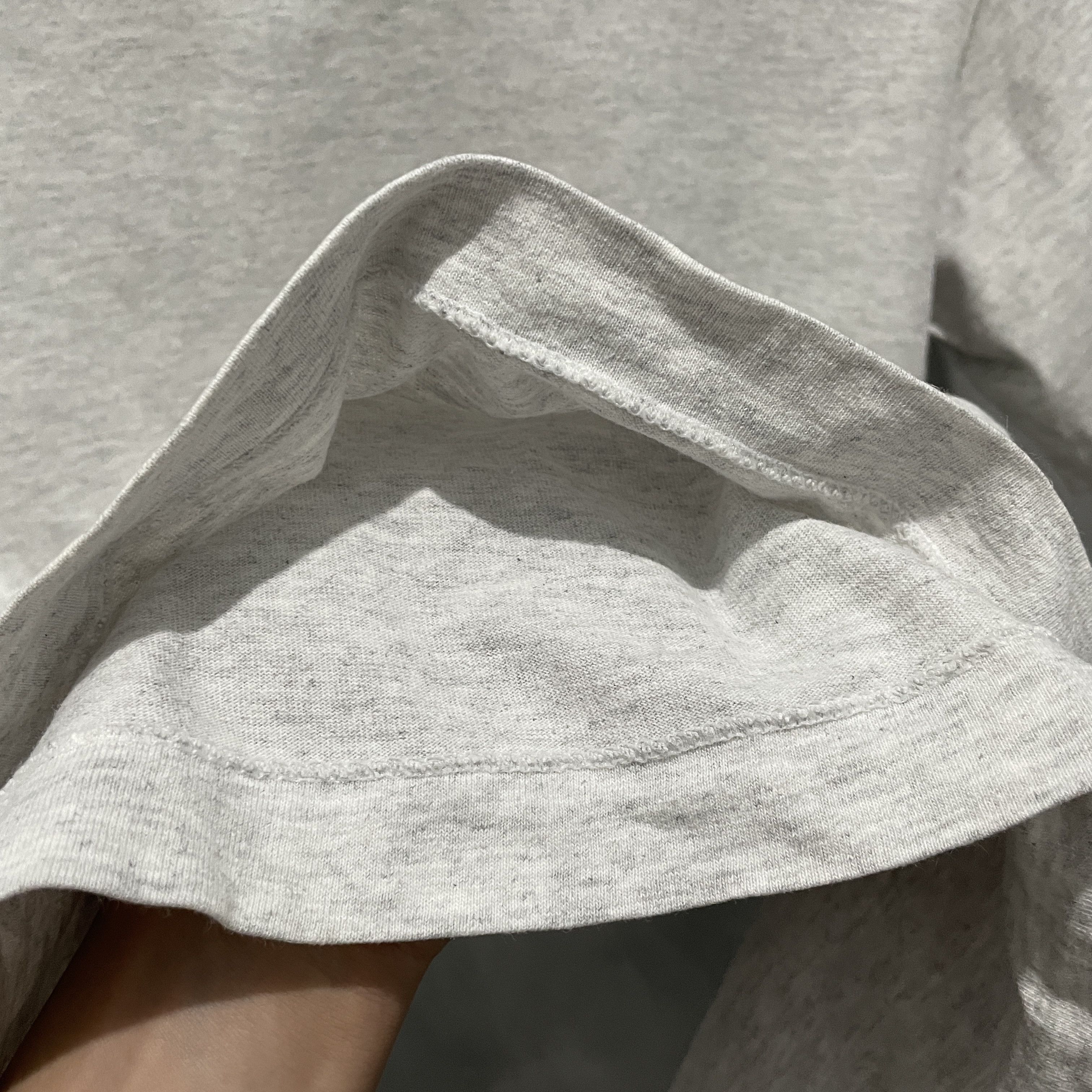 Vintage Vintage 90s Ash Grey Blank T Shirt Size US M / EU 48-50 / 2 - 6 Thumbnail
