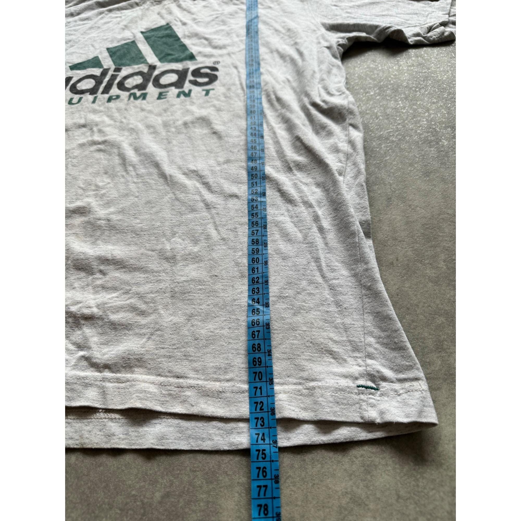 Adidas Vintage 90s Adidas Equipment T-Shirt Made in Greece. Size US L / EU 52-54 / 3 - 5 Thumbnail