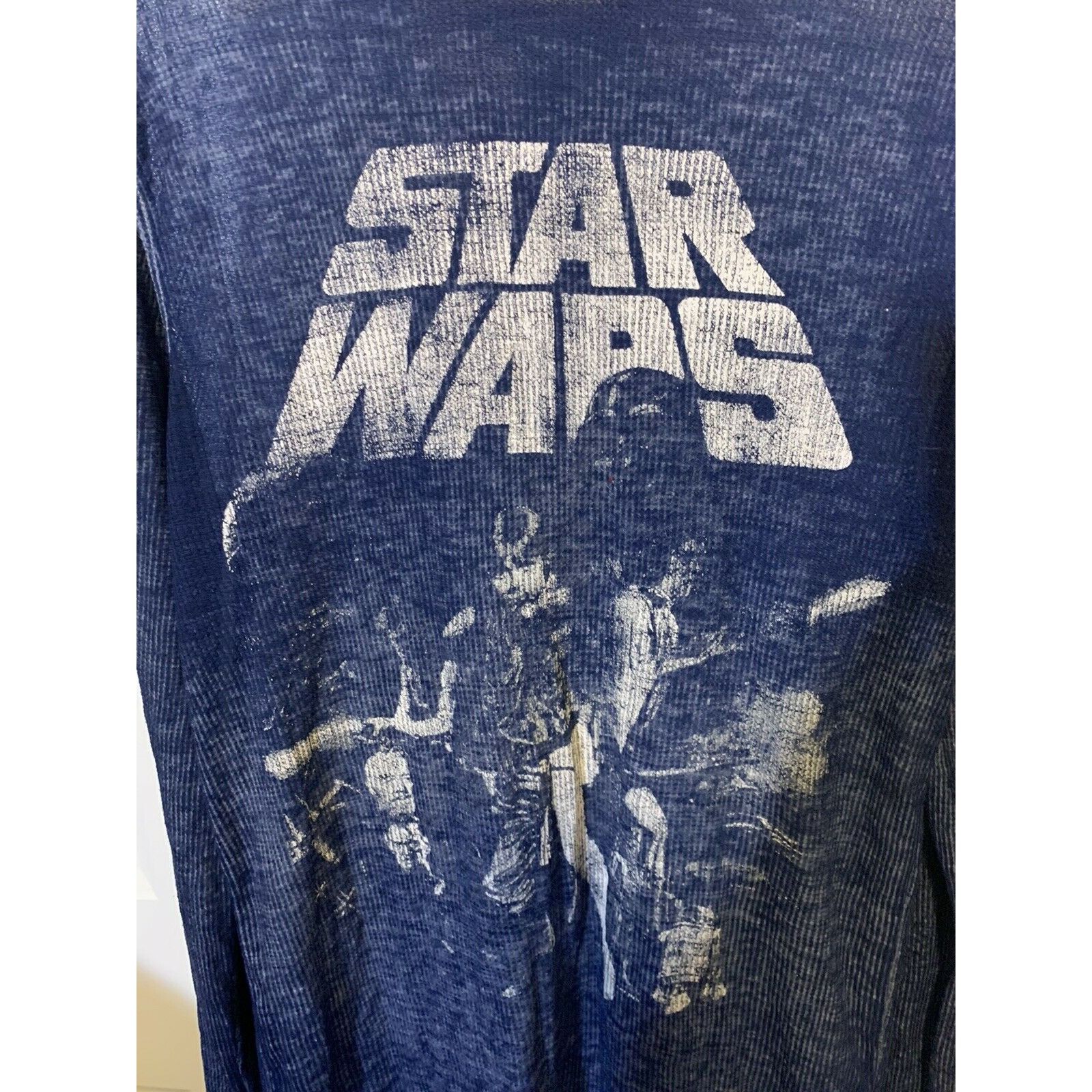 Star Wars Star Wars T Shirt Men’s Sz L All Over Print Blue Long Sleeve Size US L / EU 52-54 / 3 - 1 Thumbnail