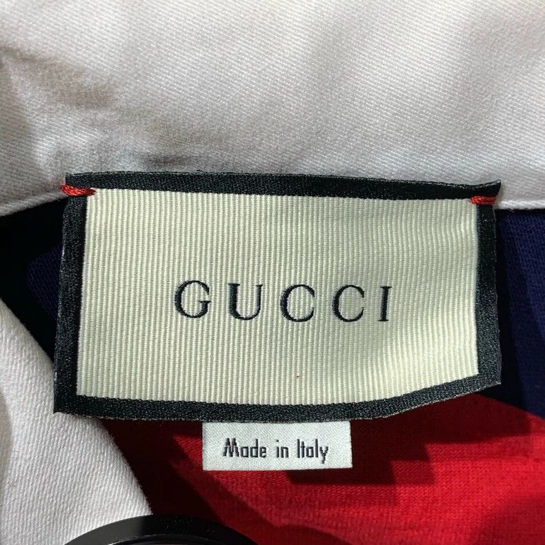 Gucci Gucci Red tennis racket logo embroidery long sleeves 2501-N Size US S / EU 44-46 / 1 - 5 Thumbnail