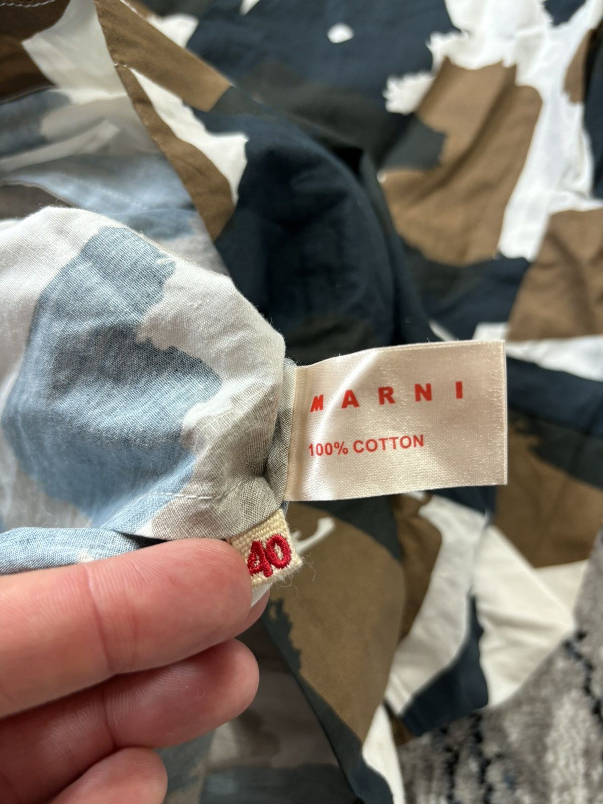 Designer Marni Multi Color Dress Paint Pattern Y2k Made in Italy Size S / US 4 / IT 40 - 4 Thumbnail