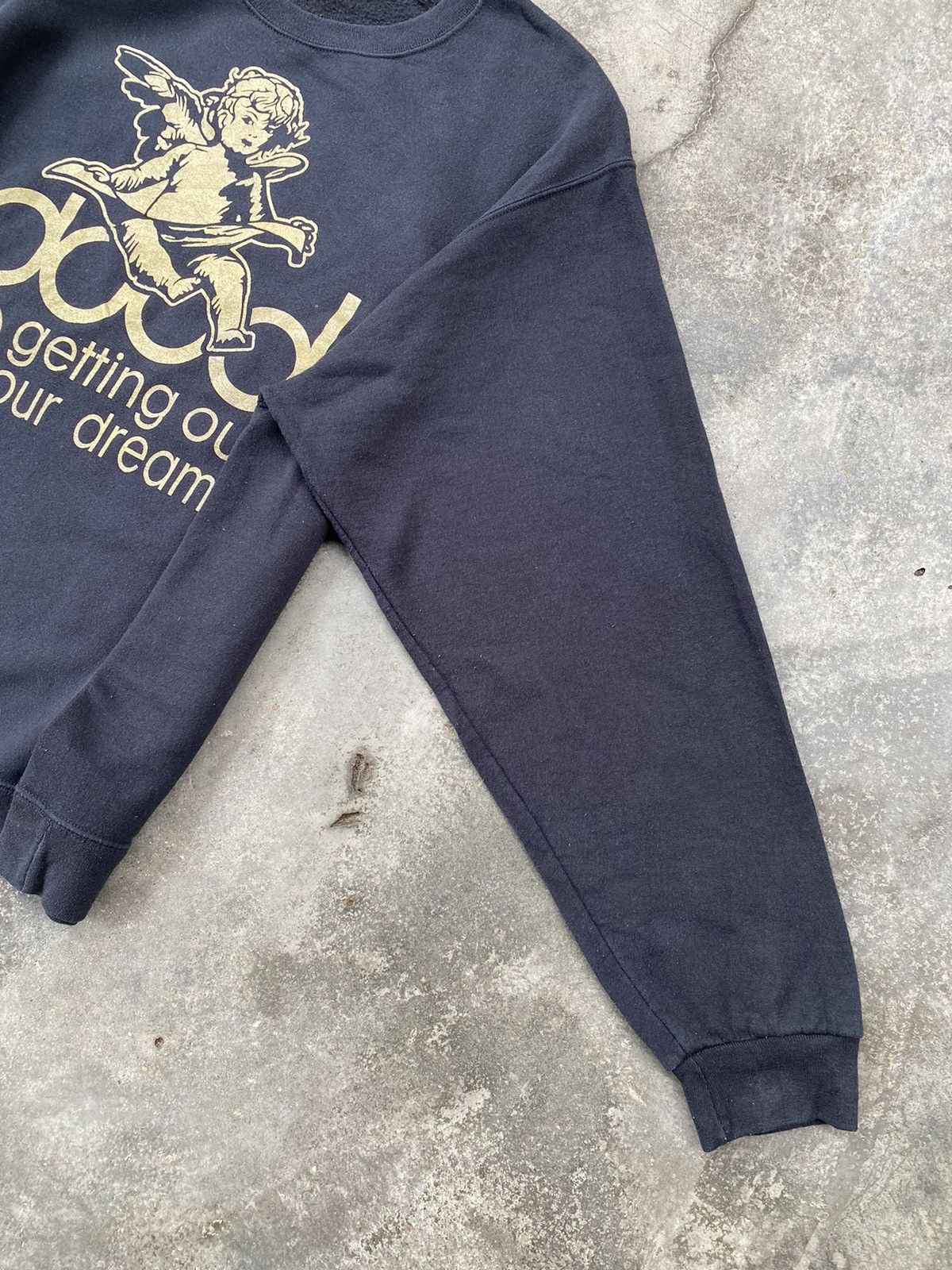 Vintage Vintage Good Music Getting Out Our Dreams Record Sweatshirt Size US L / EU 52-54 / 3 - 5 Thumbnail
