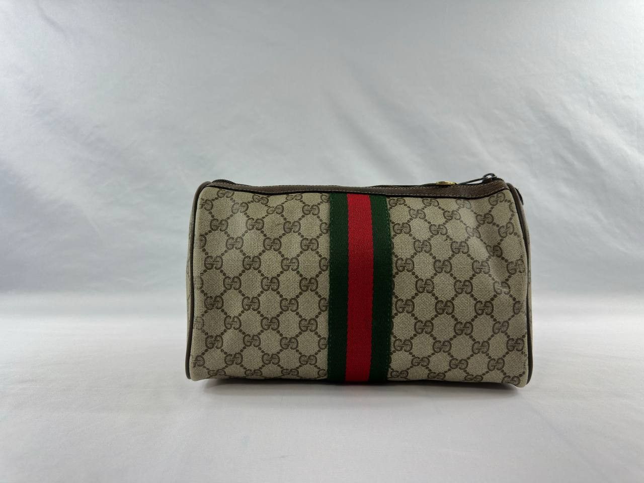 Gucci Vintage Gucci GG Supreme Web Cosmetic Bag Size ONE SIZE - 7 Thumbnail