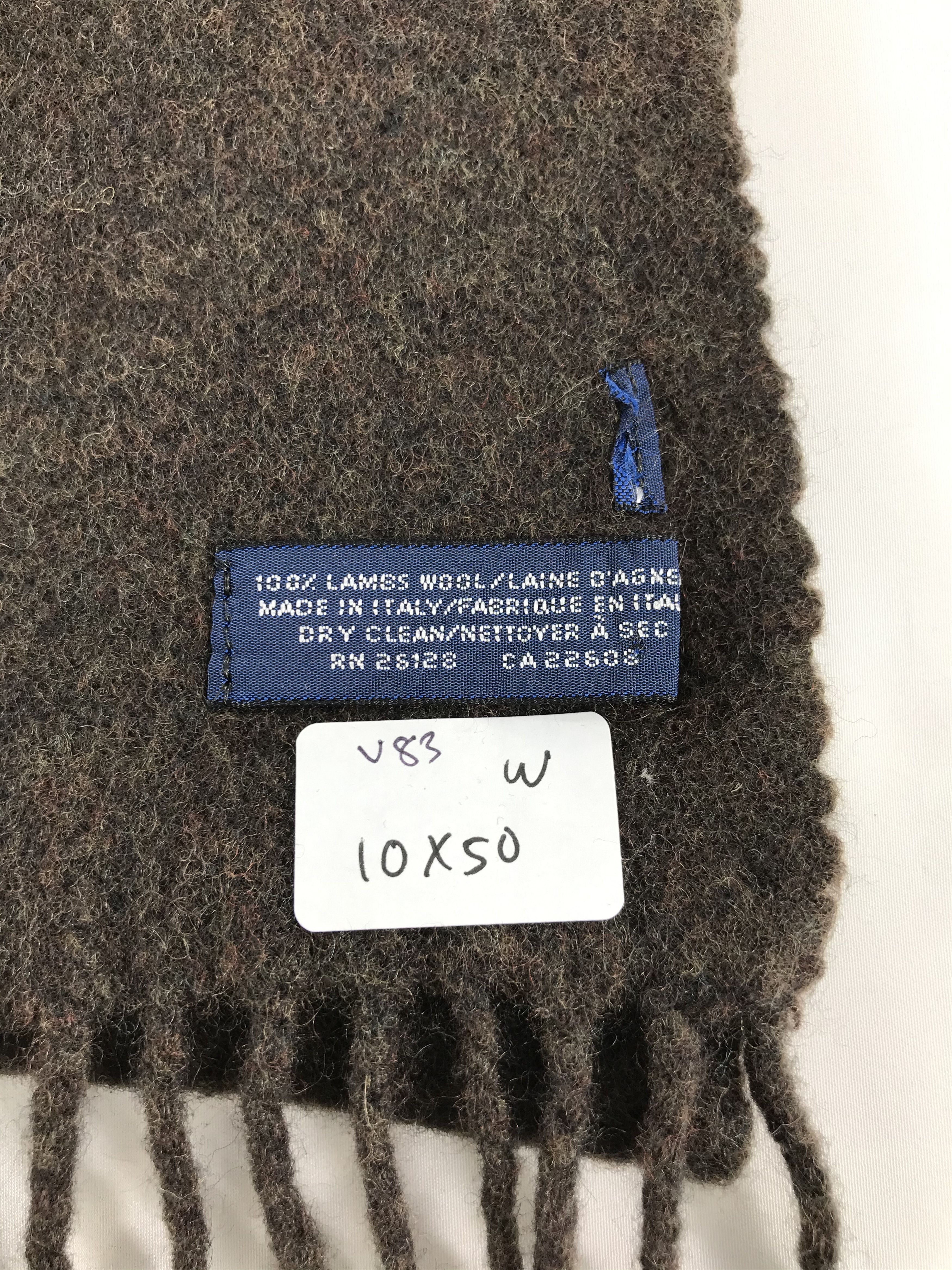 Polo Ralph Lauren Polo Ralph Lauren Plain Wool Scarf Muffler V83 Size ONE SIZE - 4 Thumbnail