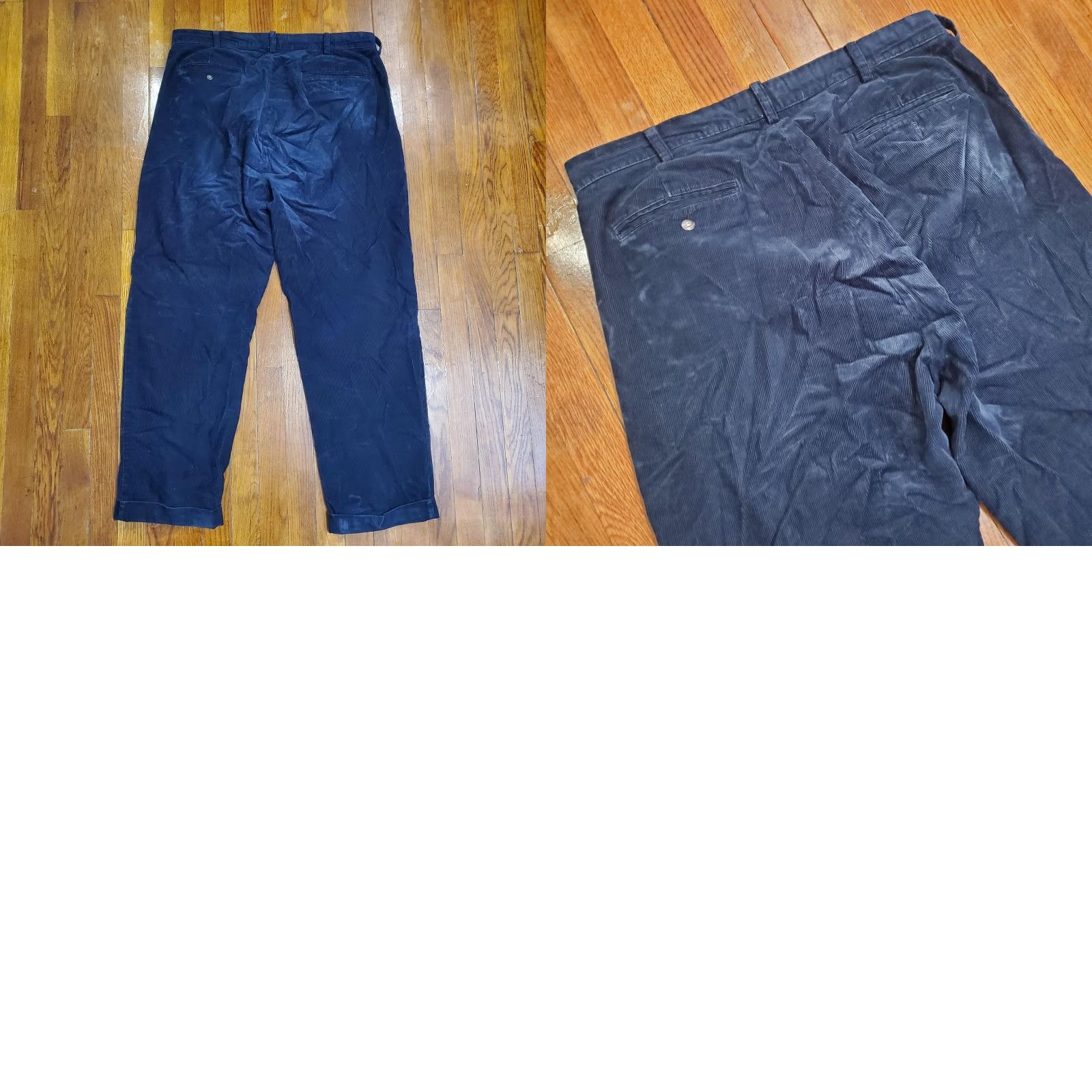 Polo Ralph Lauren Polo Ralph Lauren Pants Mens 36x30 Navy Blue Corduroy Classic Casual Hammond Size US XS / EU 42 / 0 - 9 Thumbnail