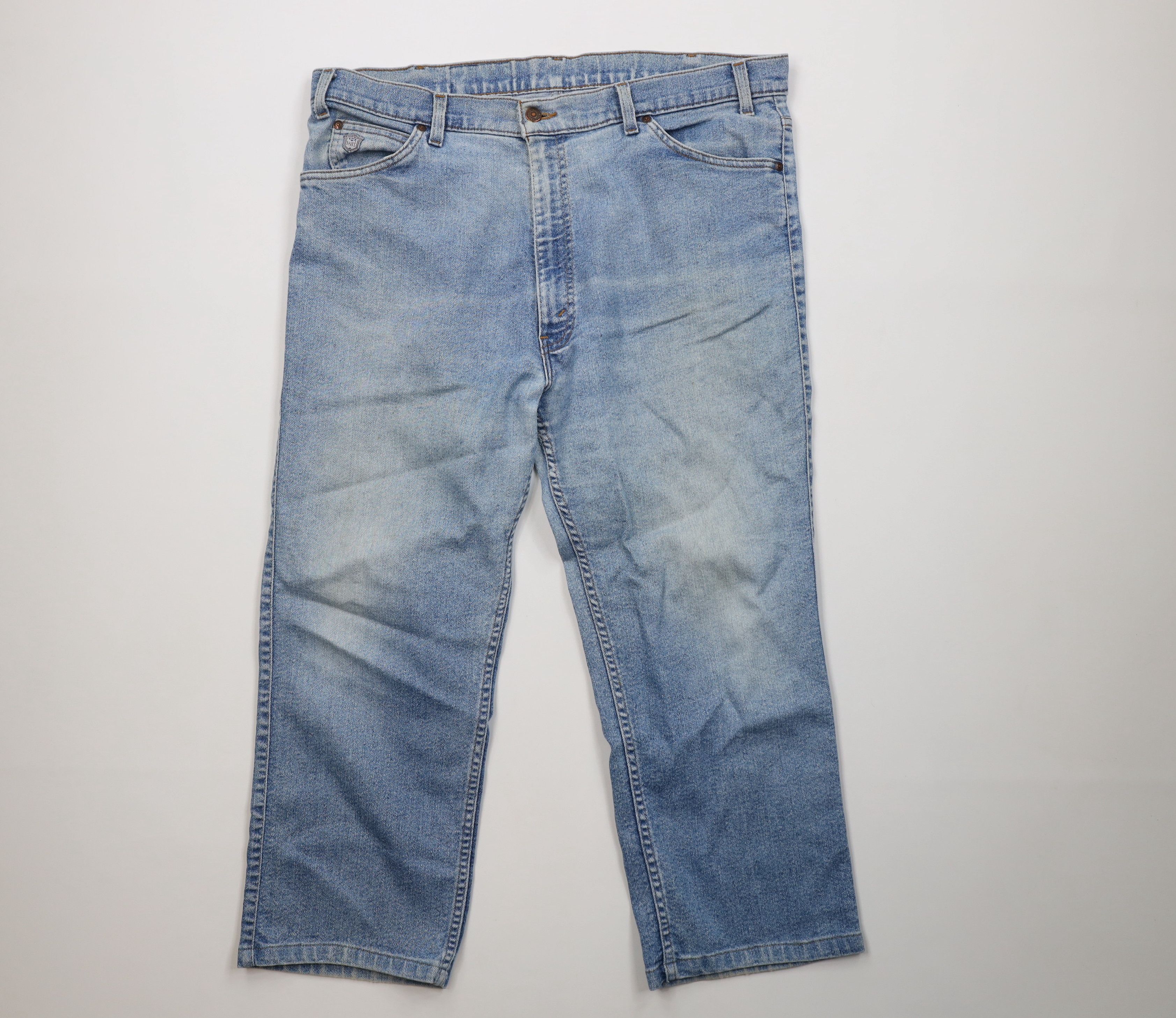 Levi's Vintage 80s 90s Levis Wide Leg Denim Jeans Blue USA Size US 40 / EU 56 - 1 Thumbnail