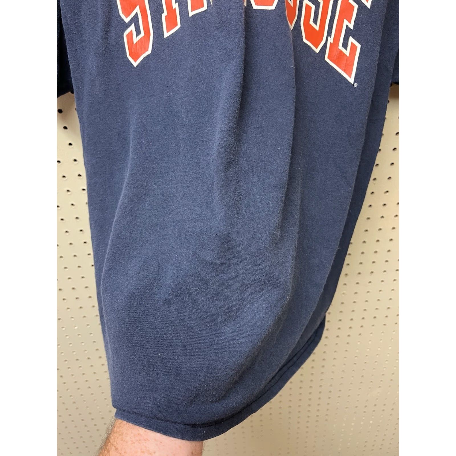Champion CHAMPION SYRACUSE GRAPHIC T-SHIRT MENS XL BLUE PREOWNED Size US XL / EU 56 / 4 - 5 Thumbnail