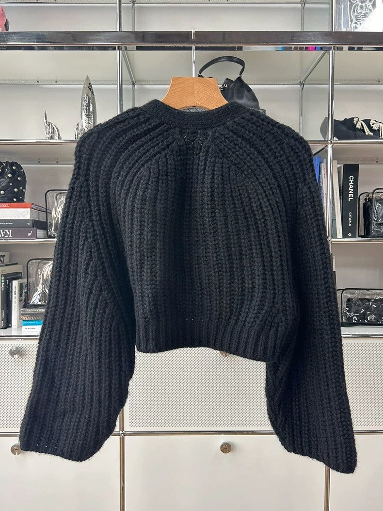 Balenciaga Balenciaga Black wool knit cardigan jacket Size US XS / EU 42 / 0 - 2 Thumbnail