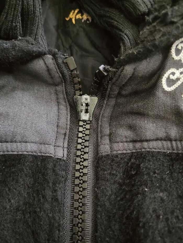 Vintage DL Mazaria Skull Black Hoodie Sweater Jacket #S2907 Size US S / EU 44-46 / 1 - 15 Thumbnail