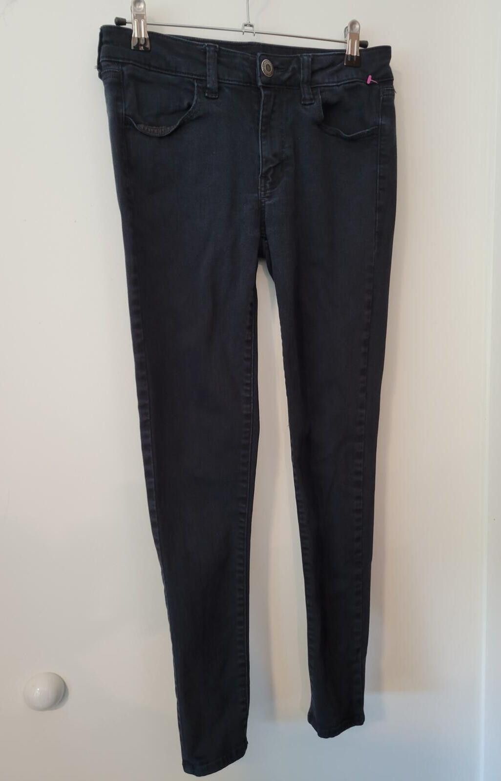 American Eagle Outfitters American Eagle Black Stretch Skinny Jeans Size 30" / US 8 / IT 44 - 1 Thumbnail