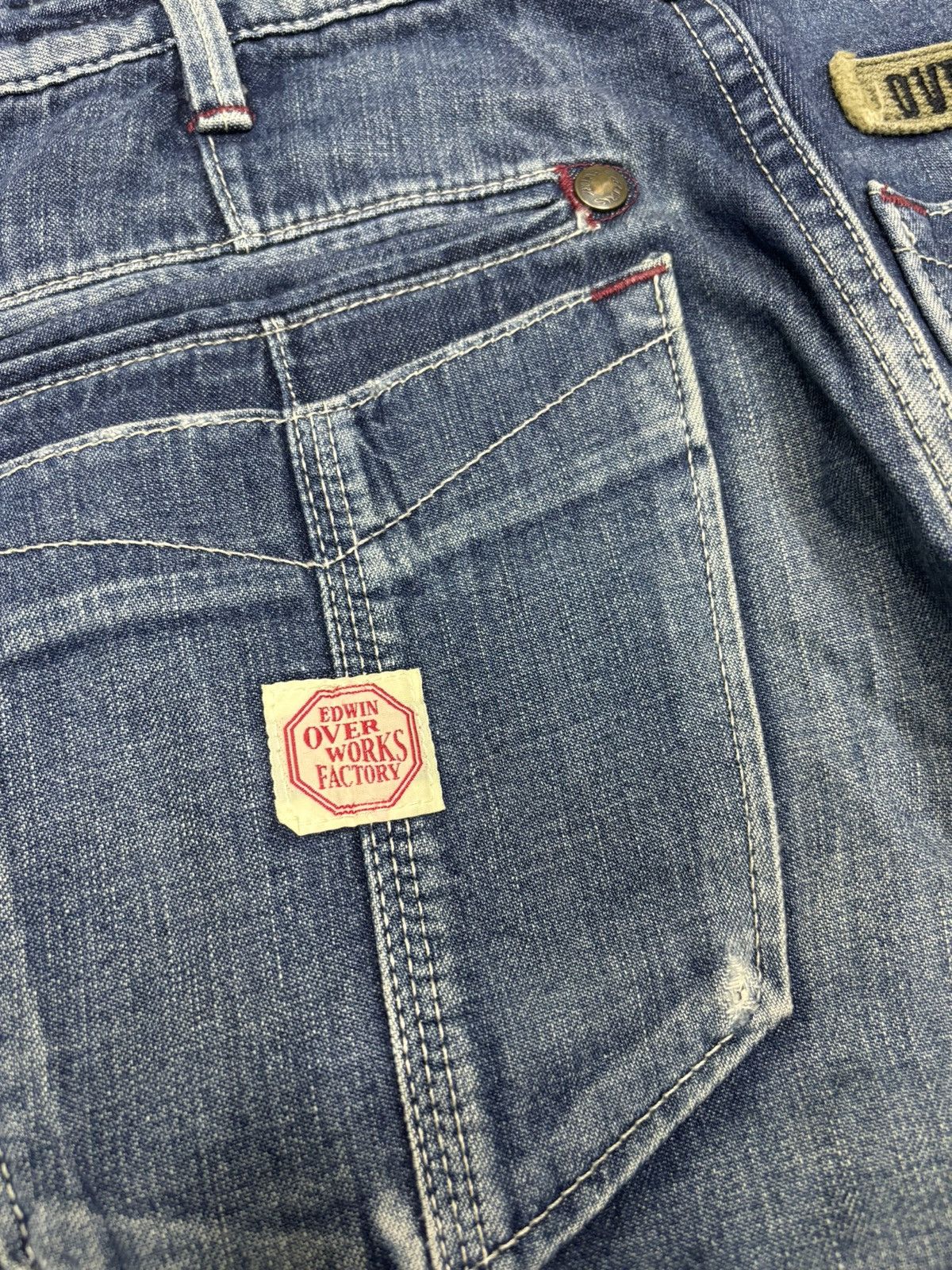 Kapital 🔥EDWIN OVER WORKS FACTORY CLAWMARK DENIM PANTS Size US 32 / EU 48 - 10 Thumbnail