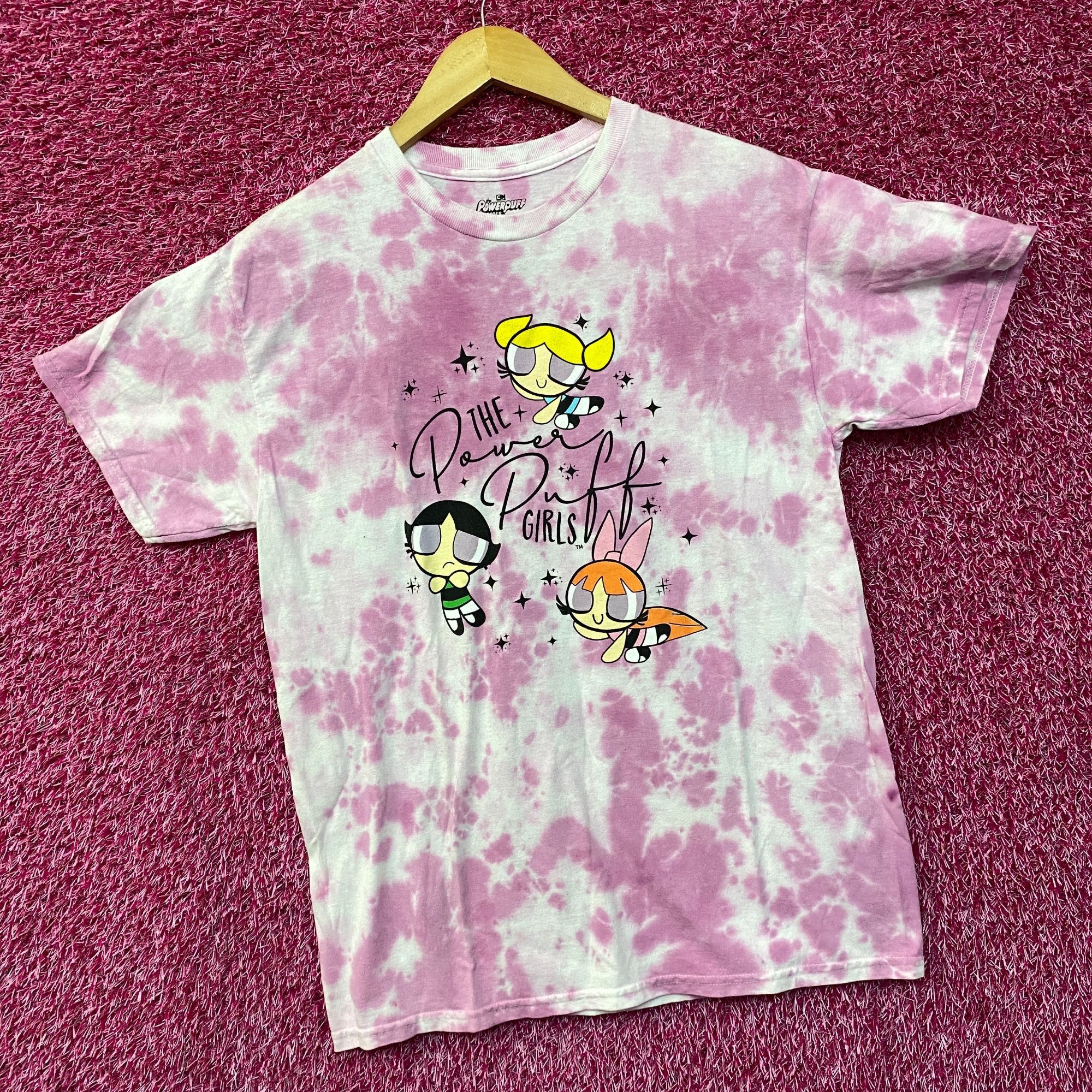 Cartoon Network CN The Power Puff Girls Tie Dye Graphic Design T-Shirt Small Size US S / EU 44-46 / 1 - 3 Thumbnail