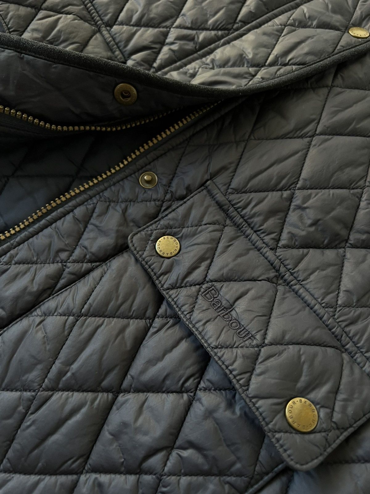 Barbour Vintage Barbour Woman’s Tarn Quilted Avant Garde Jacket Size S / US 4 / IT 40 - 5 Thumbnail