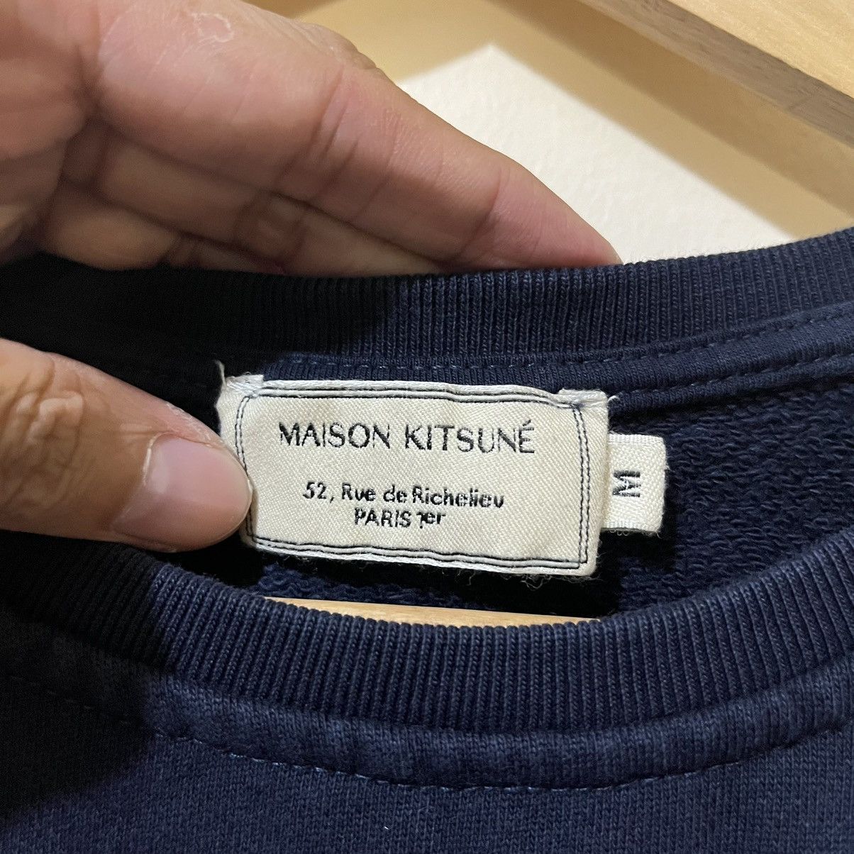 Maison Kitsune Maison Kitsune "Palais Royal Classic" Crewneck Sweatshirt Size M / US 6-8 / IT 42-44 - 8 Thumbnail