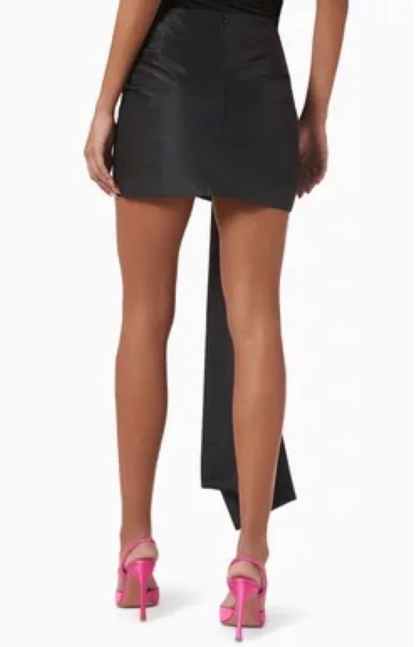 Magda Butrym MAGDA BUTRYM Draped Sash Mini Skirt in Taffeta Size 26" / US 2 / IT 38 - 2 Thumbnail