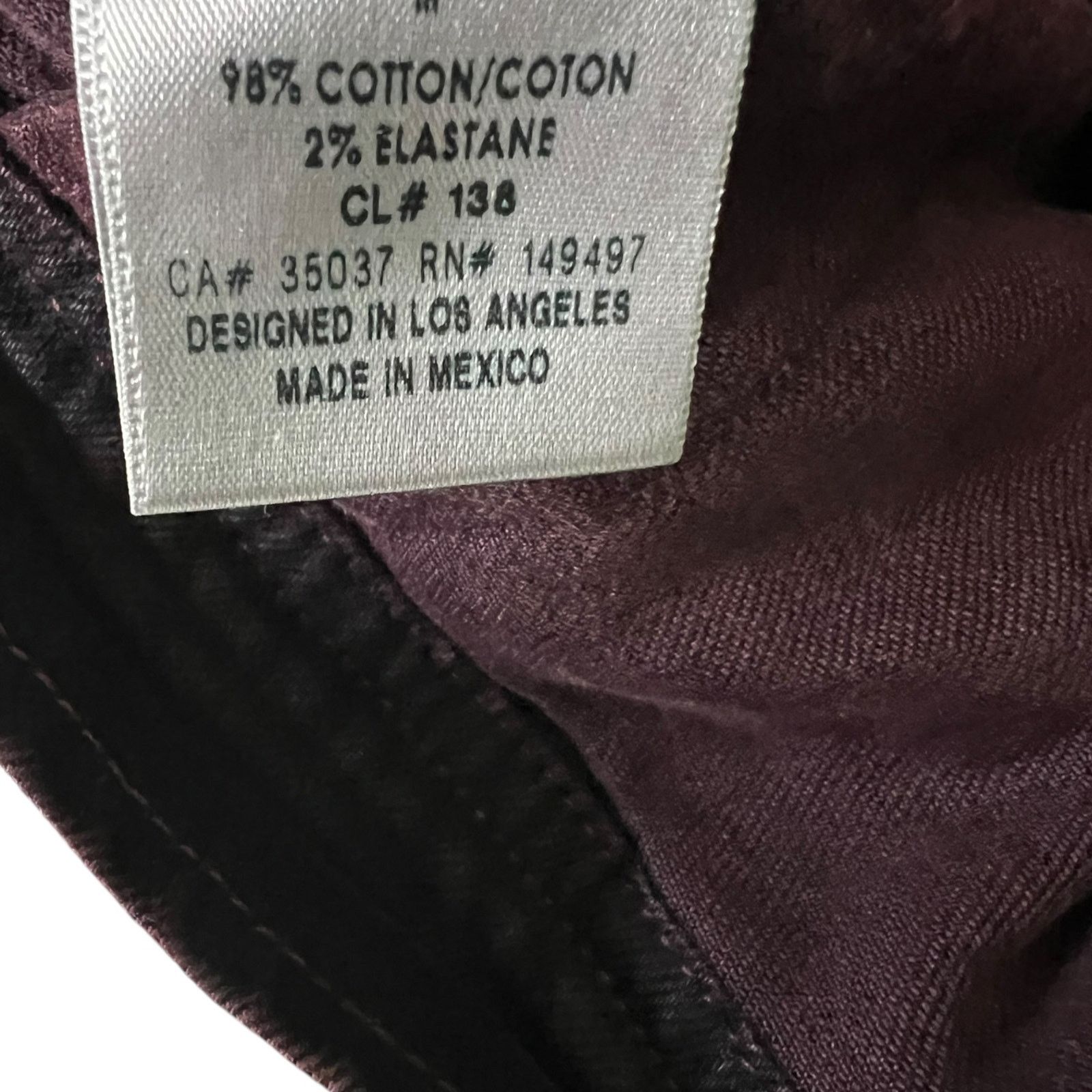 Joe's Joe's Jeans Men's Medium Purple Washed Denim Trucker Jacket Size US M / EU 48-50 / 2 - 7 Thumbnail