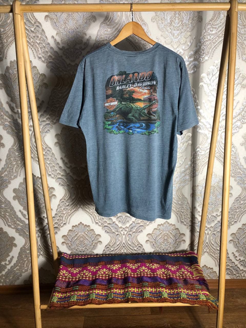 Harley Davidson VINTAGE HARLEY DAVIDSON MOTORCYCLE RETRO T-SHIRT CASUAL 90s Size US XL / EU 56 / 4 - 5 Thumbnail