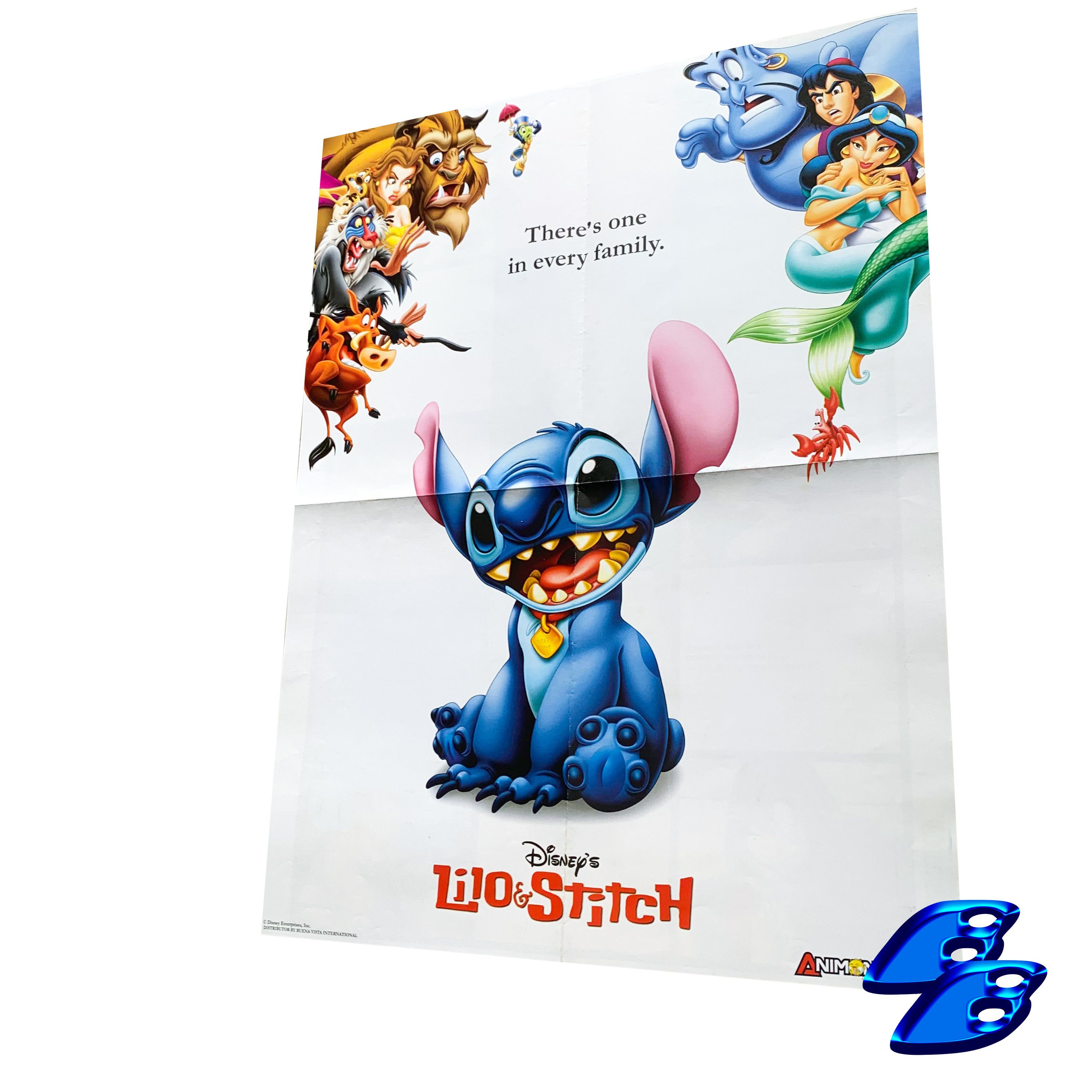 Japanese Brand LILO STITCH FLYER DISNEY POSTER Size ONE SIZE - 1 Thumbnail
