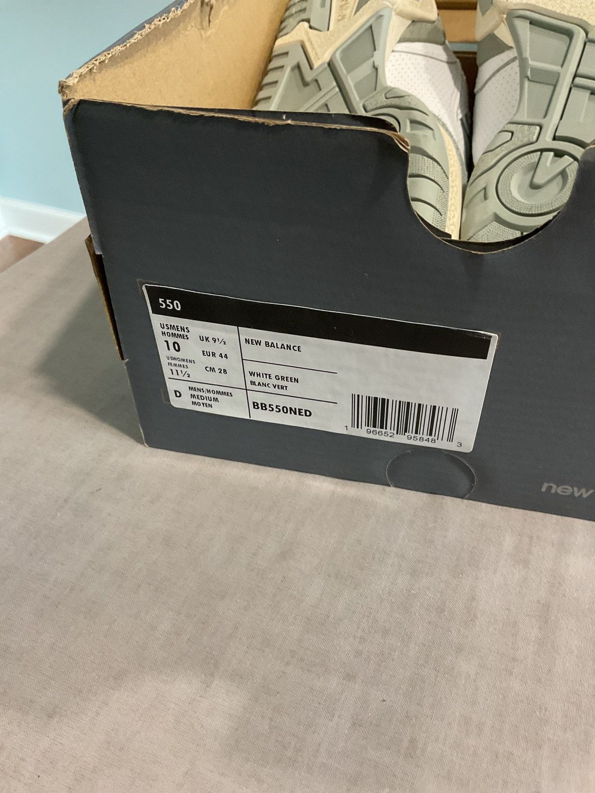 New Balance NEW BALANCE 550 White Green Size 10 Size US 10 / EU 43 - 6 Thumbnail
