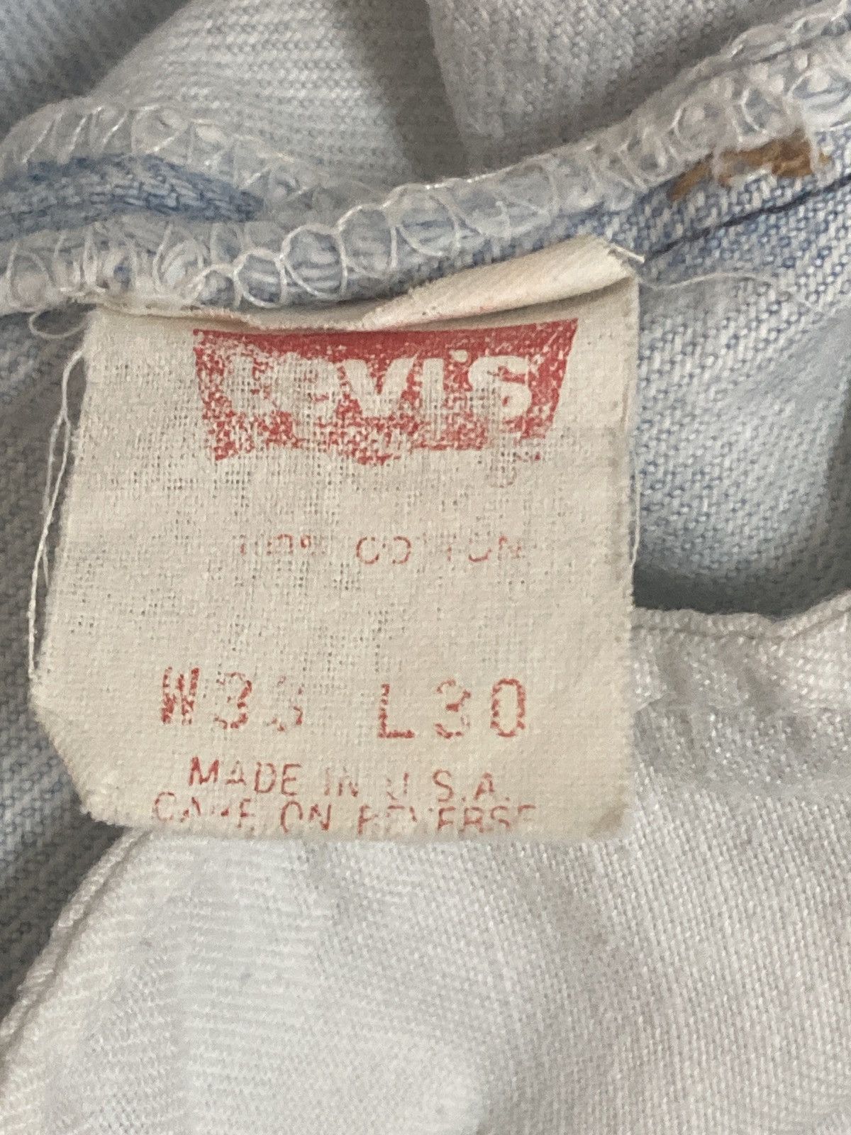 Levi's Vintage 80’s Levis 501 jeans Made in USA for Men Size US 33 - 7 Thumbnail