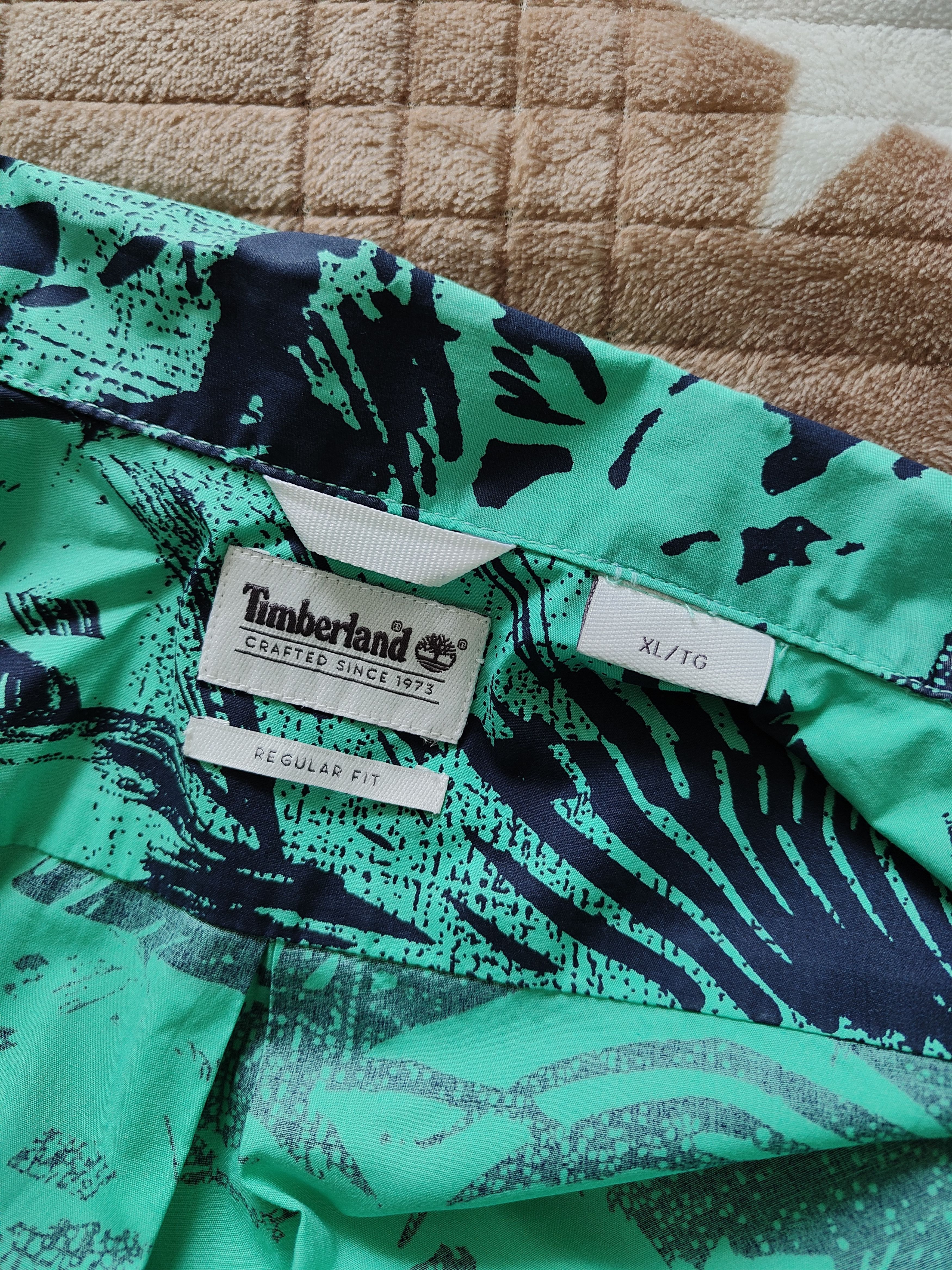 Timberland Timberland Crazy Shirt XL Hawaii Timberland Shirt Size US XL / EU 56 / 4 - 9 Thumbnail