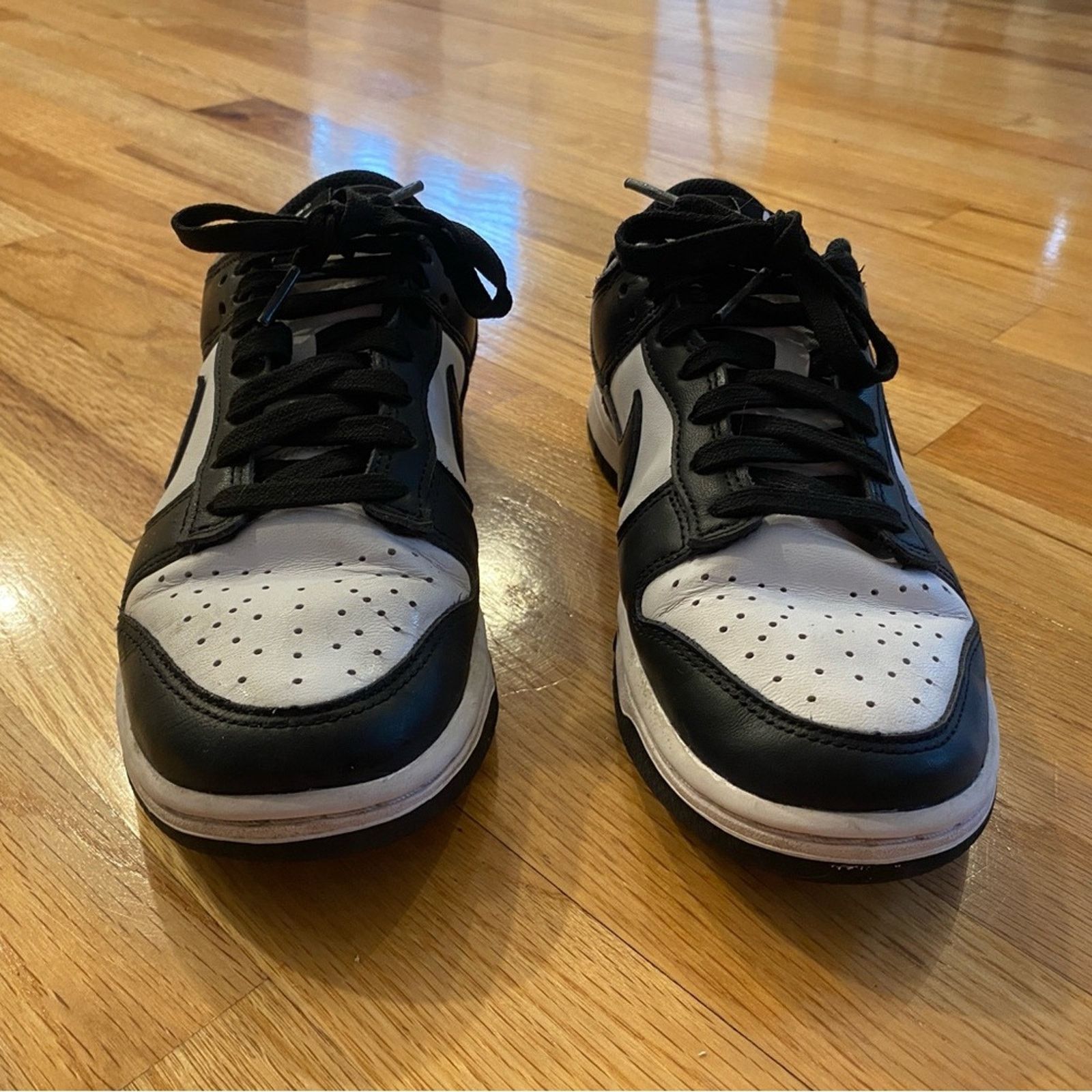 Nike Nike Dunk Low Black and White Panda 4.5 mens Size US 5 / EU 37 - 5 Thumbnail