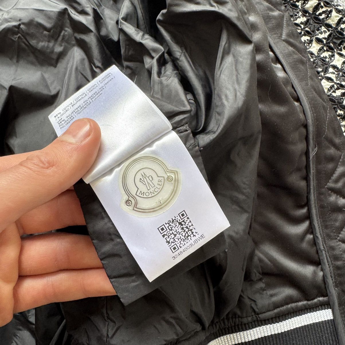 Moncler Moncler tweed print fiadone jacket black womens M size Size M / US 6-8 / IT 42-44 - 17 Thumbnail