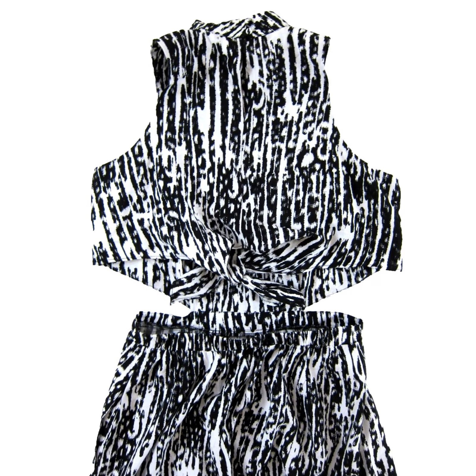 Skin Sofia Vergara Dress NWT Hilama Skin High Neck Cut Out Black M 8-10 Size M / US 6-8 / IT 42-44 - 5 Thumbnail