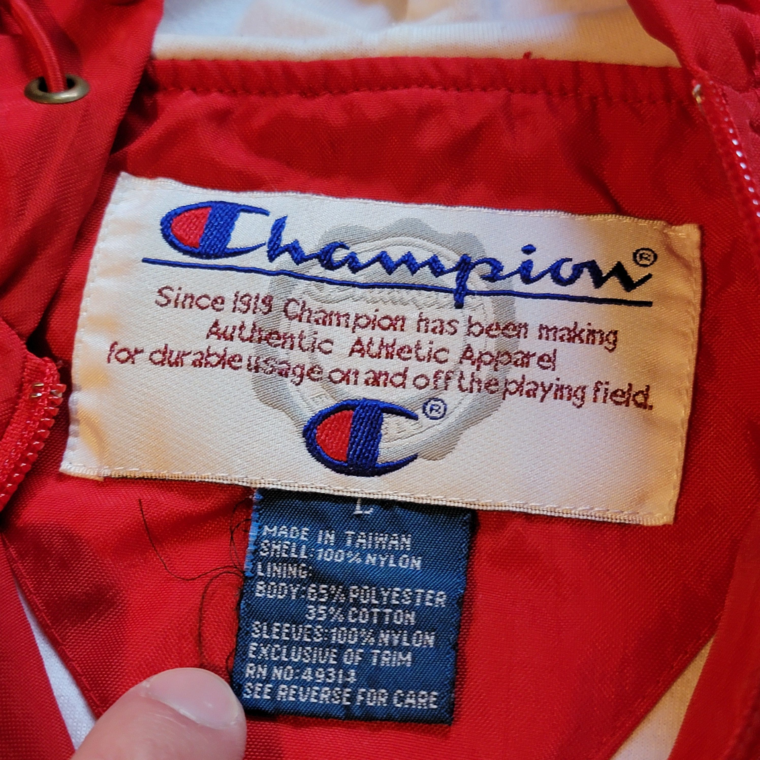 Champion × Vintage 90s Champion jacket Size US L / EU 52-54 / 3 - 4 Thumbnail