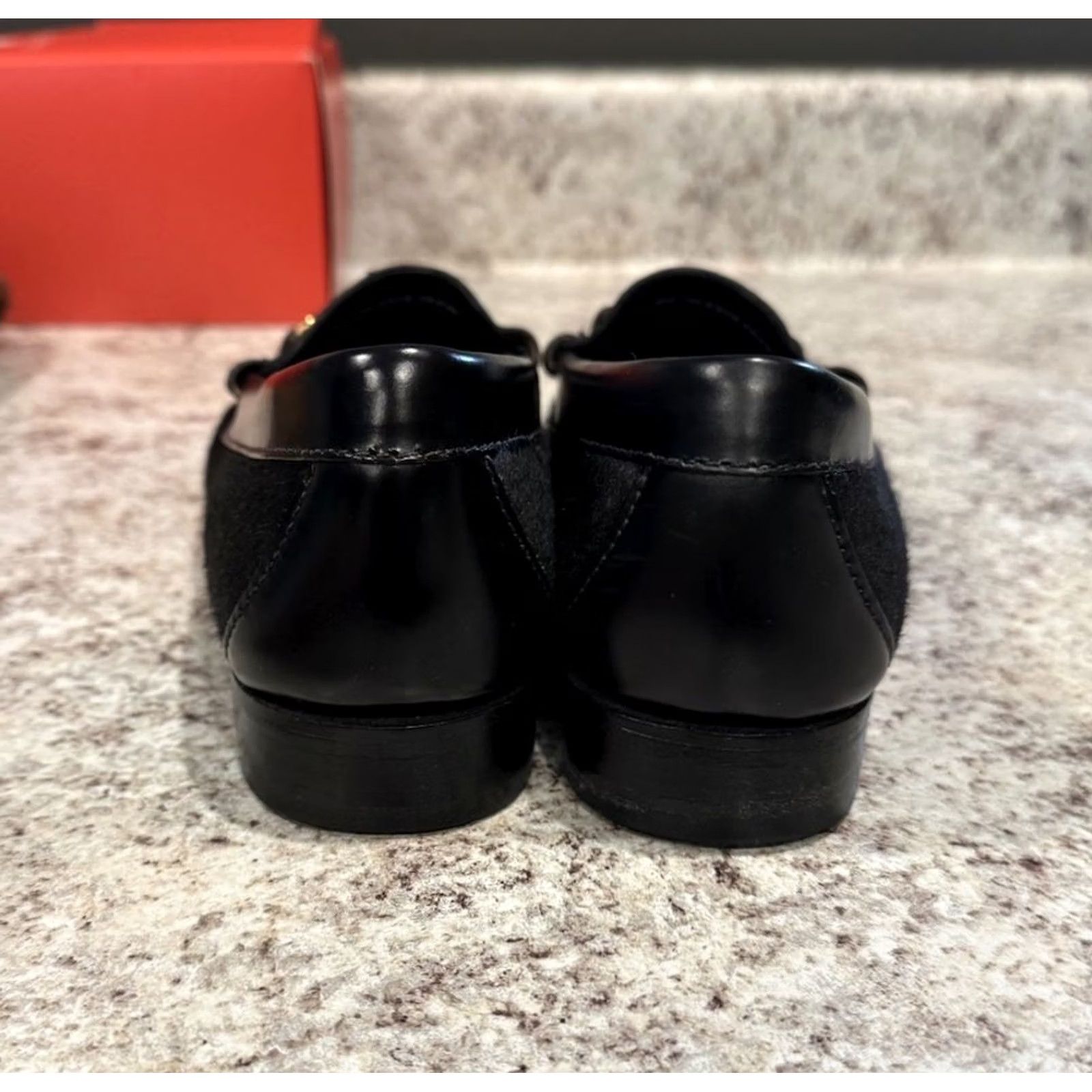 Vintage GH BASS WOMEN’S 6 M US LOAFERS BLACK PONY HAIR WEEJUNS CELESTE CHAIN Size US 6 / IT 36 - 4 Thumbnail