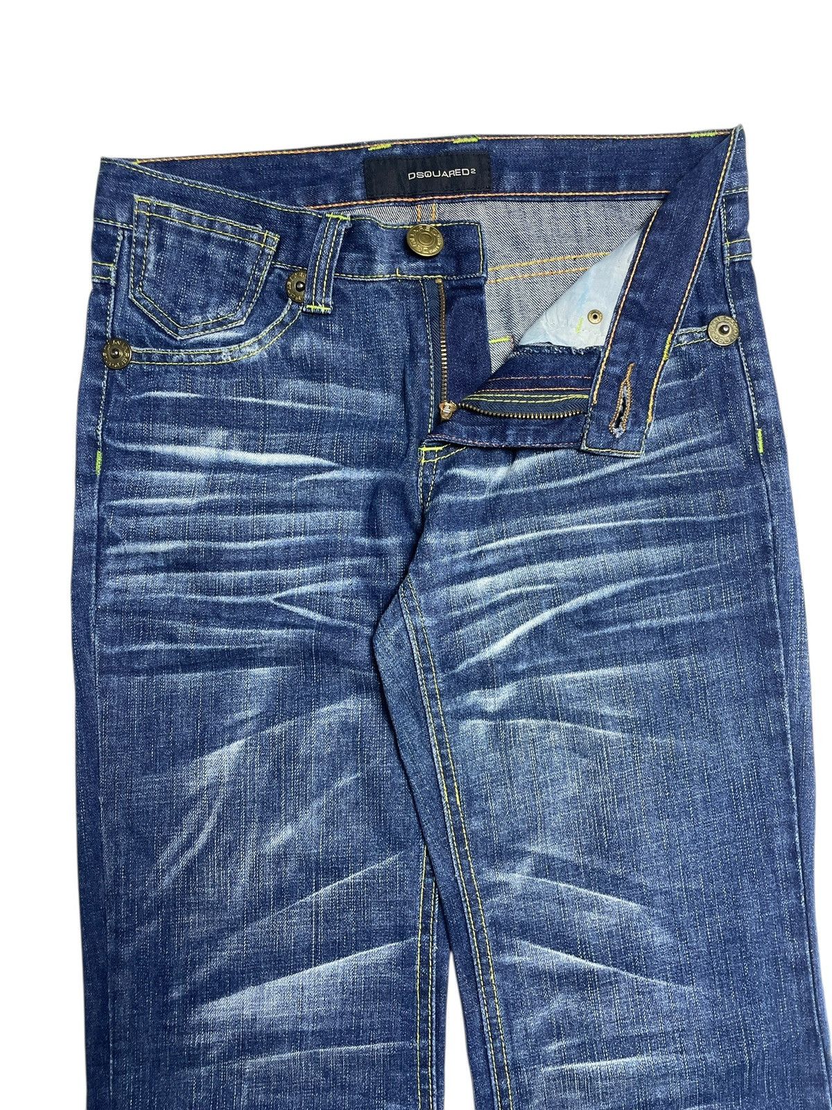 Dsquared2 Dsquared2 Spring 85 Washed Bootcut Jeans Size US 28 / EU 44 - 3 Thumbnail