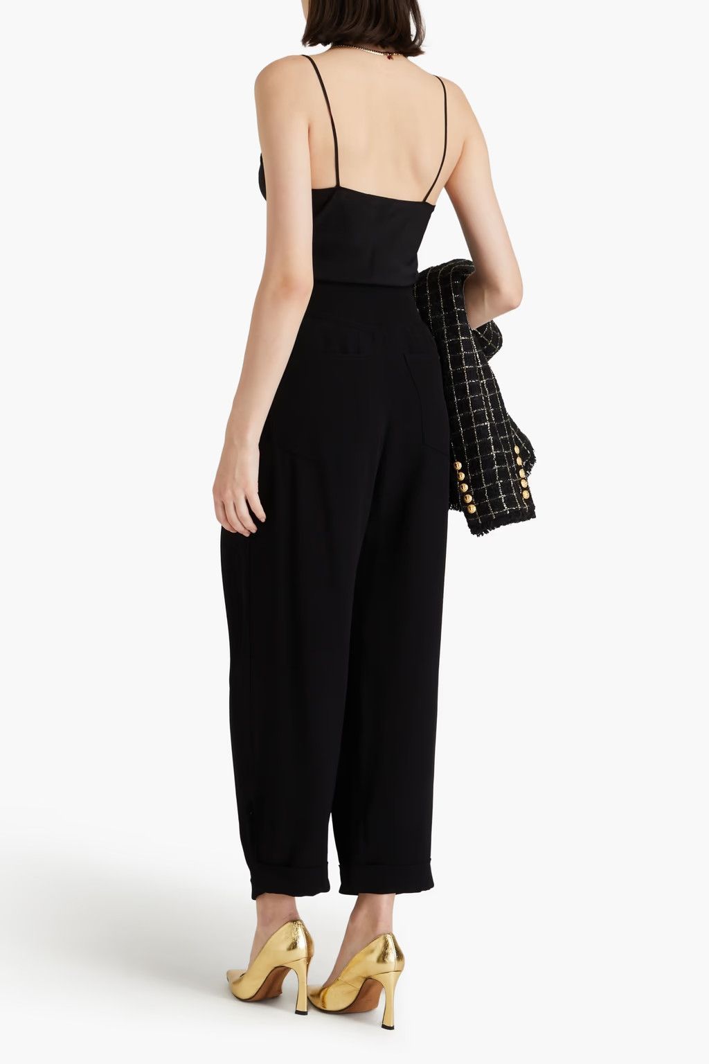 Balmain o1y0625 Casual Pant in Black Size 30" / US 8 / IT 44 - 3 Thumbnail